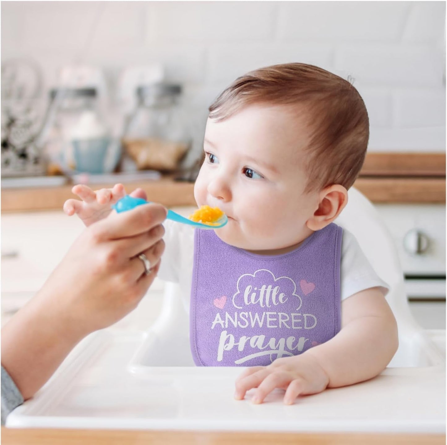 The Peanutshell Baby Girl Terry Bib Set of 10-100% Cotton, Soft, Absorbent Baby Bibs for Girls, Toddler Set, Newborn & Infant - Pastel Girl