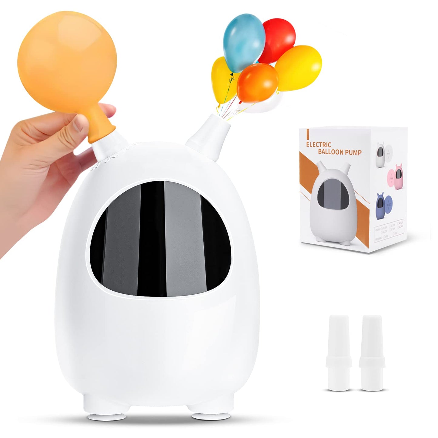 Balloon Pump Electric, SPLAKS Balloons Inflator Air Pump Portable Balloon Blower for Garland Arch, Party Decoration