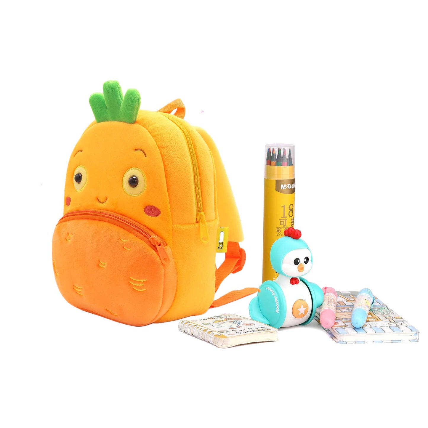 Cute Toddler Backpack Plush Animal Cartoon Mini Travel Daycare Bag for Baby Girl Boy 2-6 Years (Shark Blue)