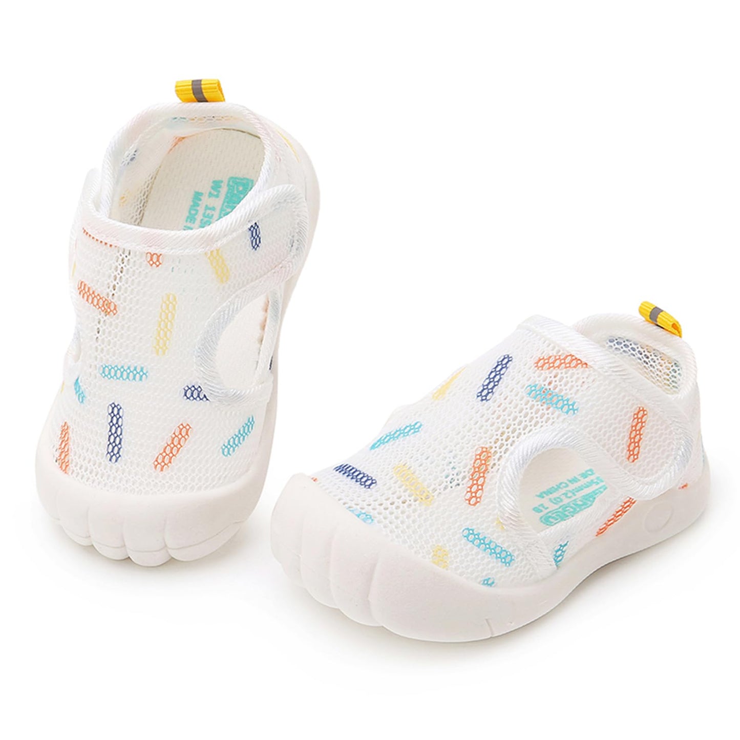 RVROVIC Boys Girls Athletic Sports Sandals Open-Toe Breathable Rubber Sole Beach Water Shoes for Toddler
