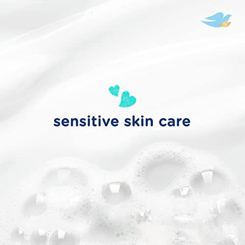 Baby Dove Sensitive Skin Care Baby Wash Fragrance Free Moisture For Baby Bath Time Fragrance Free and Hypoallergenic, Washes Away Bacteria 34 oz (Pack of 1)