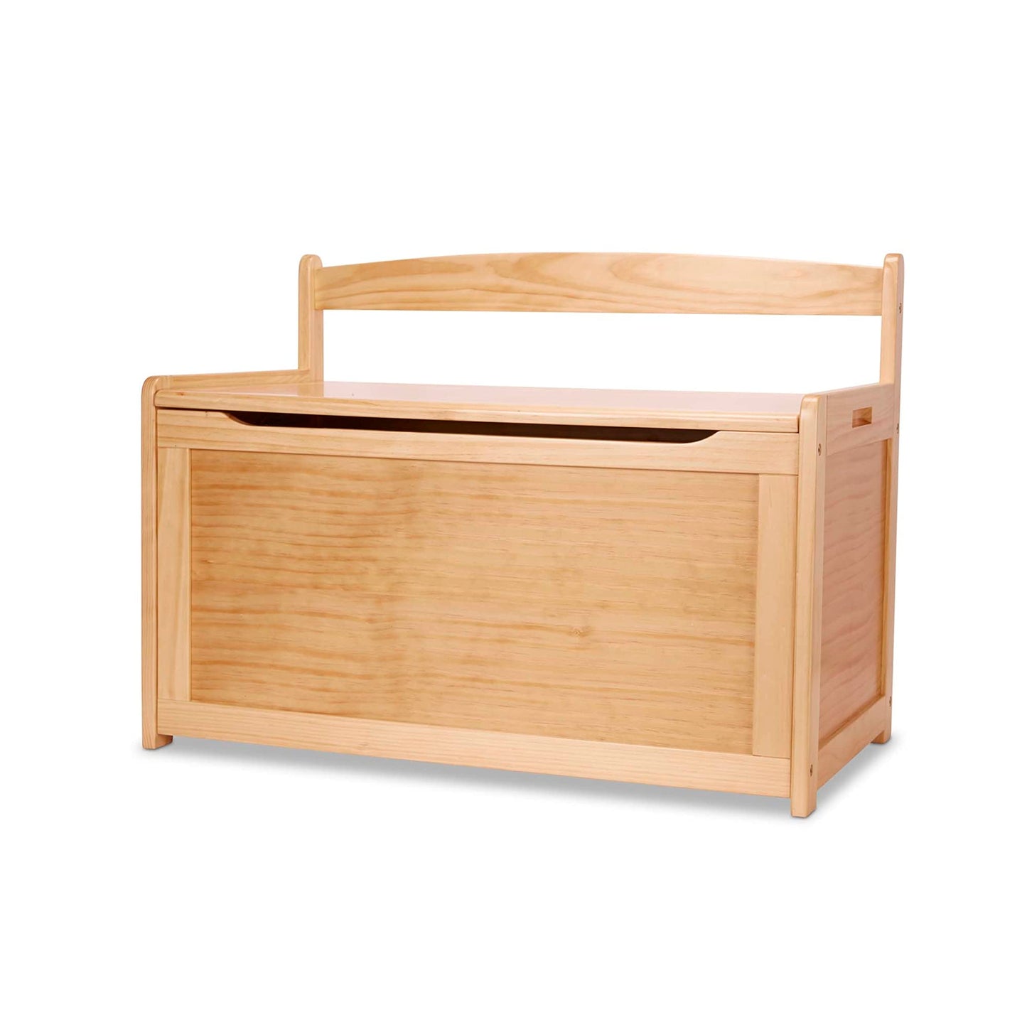 Melissa & Doug Wooden Toy Chest - White Furniture for Playroom - Kids Toy Box, Wooden Storage Organizer, Children's Furniture