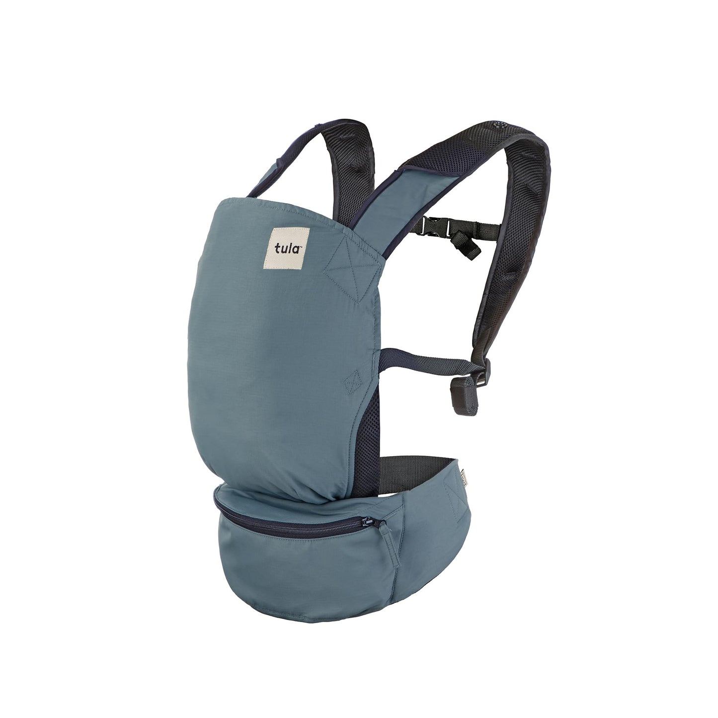 Baby Tula Lite Compact Baby Carrier, Ultra Compact and Lightweight, Travel, Convenient Carry Pouch, Ergonomic and Multiple Posisitions for 12-30 pounds, Soar