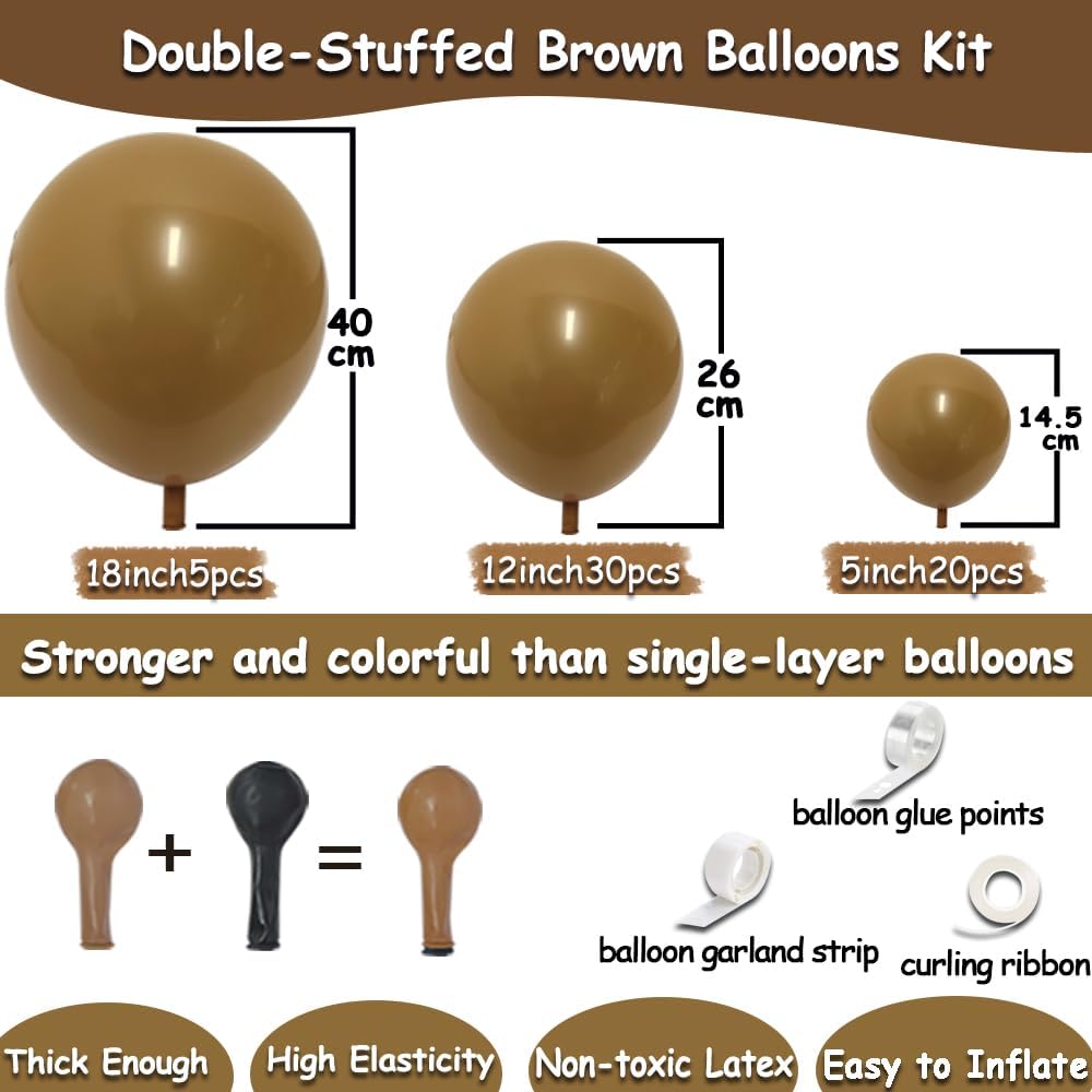 Double Stuffed Nude Balloon Garalnd Blush Beige Balloons Cream Brown Balloon Arch Kit Different Sizes Ivory Latex Balloons For Neutral Baby Shower Gender Reveal Birthday Boho Party Decorations