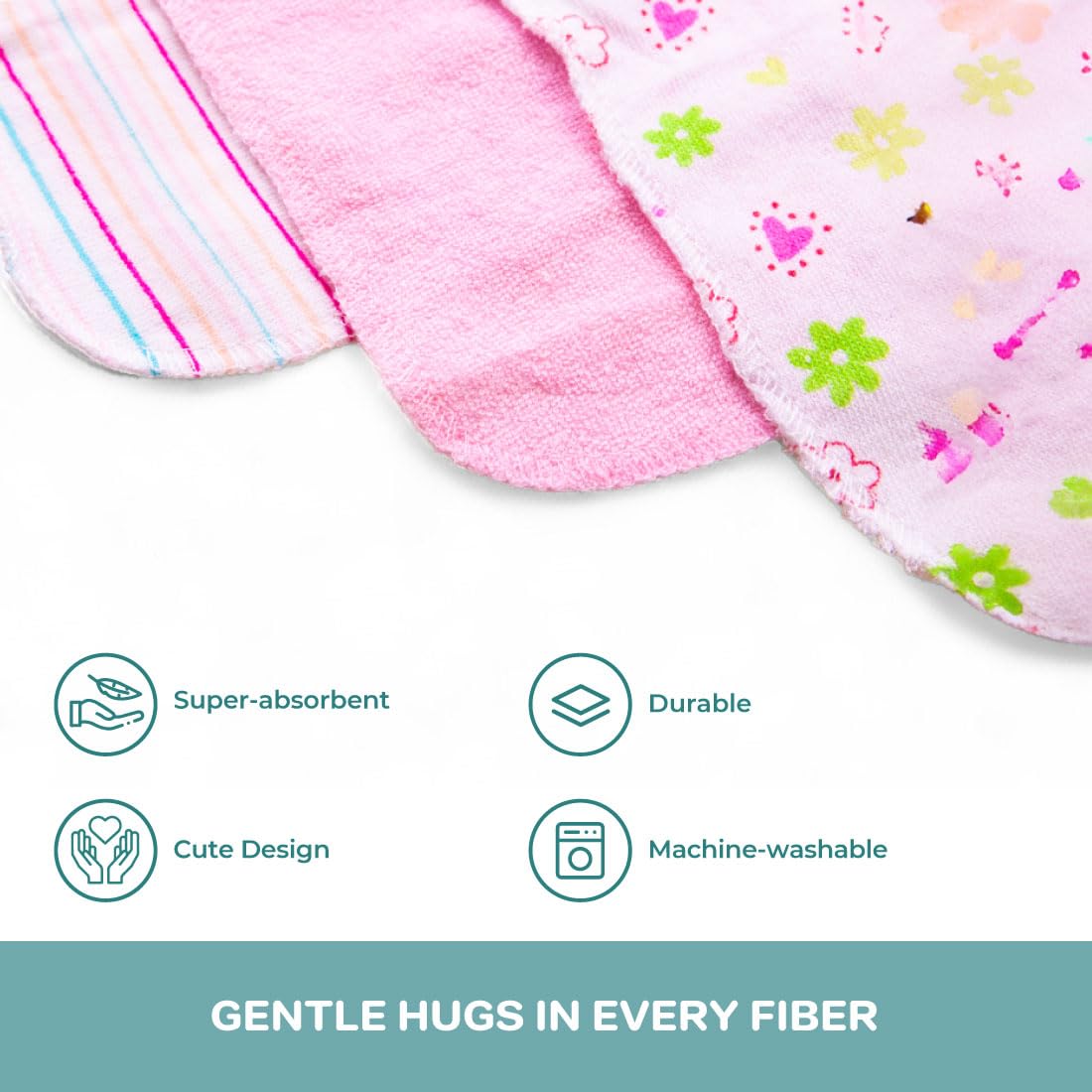 Spasilk Baby Bath Hooded Terry Towel with 3 Washcloths, Baby Bath Essentials, One Size, Blue Whale