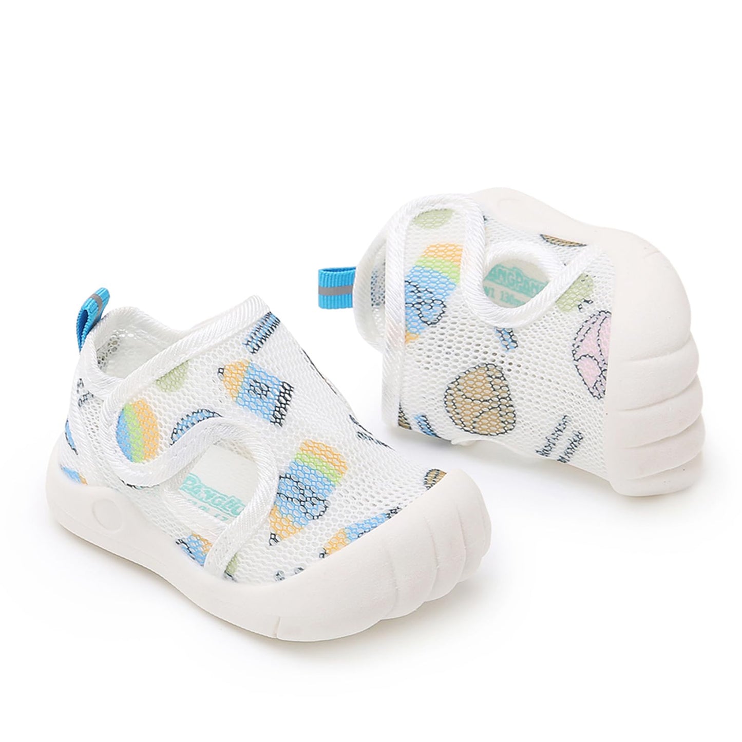 RVROVIC Boys Girls Athletic Sports Sandals Open-Toe Breathable Rubber Sole Beach Water Shoes for Toddler