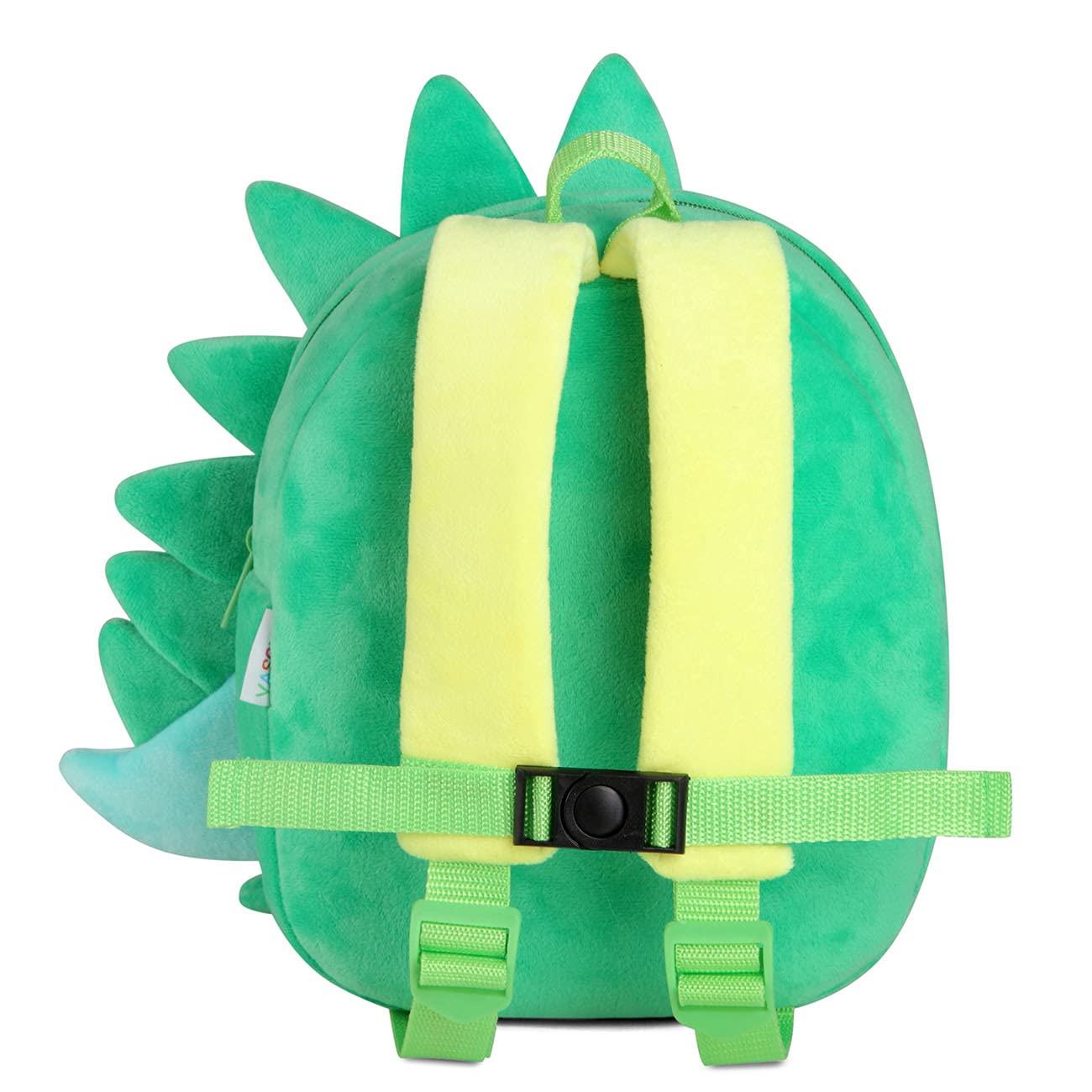 VASCHY Toddler Backpack, Baby Boys and Girls Cute Plush Animal Small Daycare Backpack for Baby Little Kids Yellow Cat