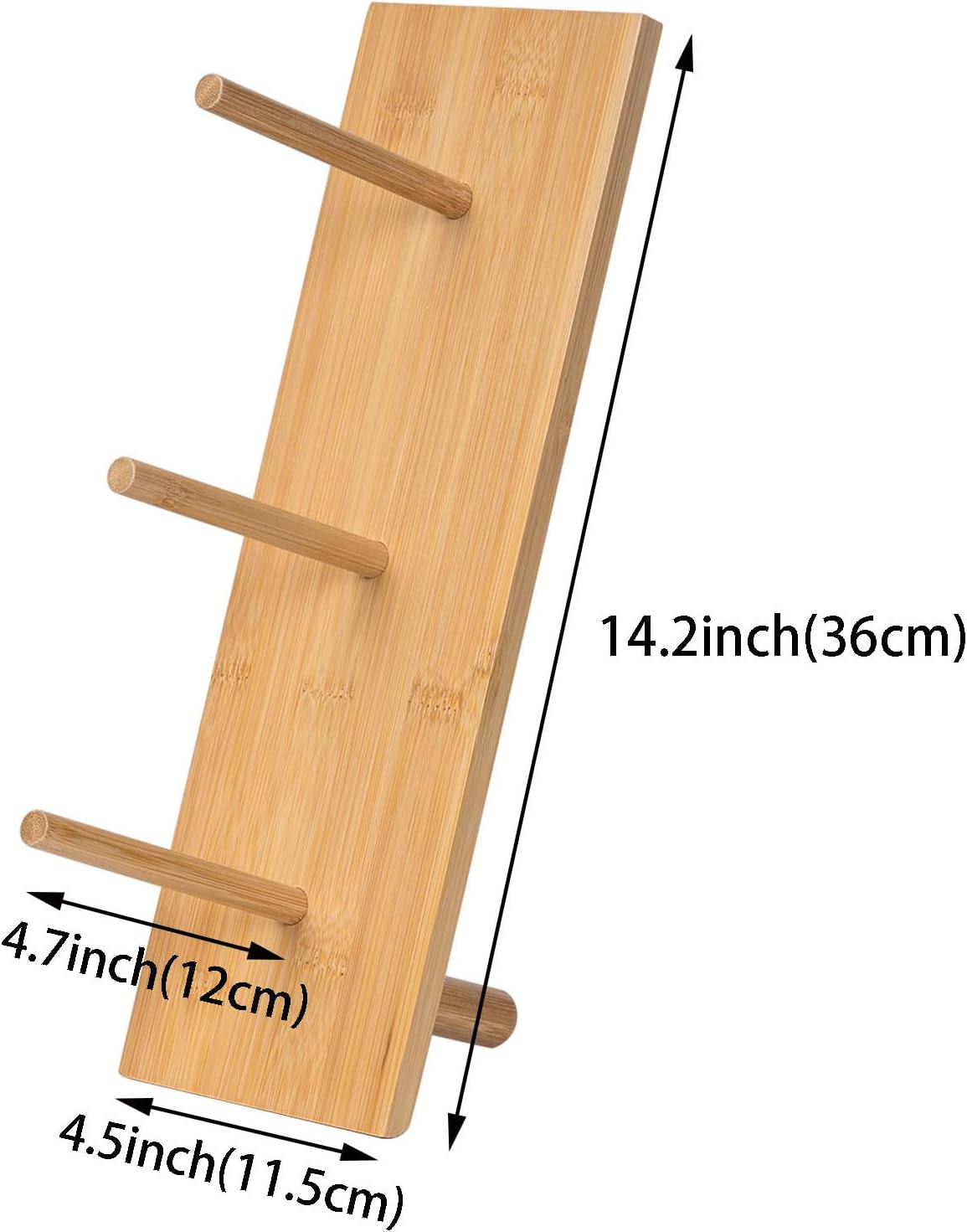 Aimto Donut Wall Stand Wooden Doughnut Display Stand Dessert Table Decoration for Party, Dessert Table,Birthday, Wedding, Baby Shower, Bridal Showers, Pack of 2(Bamboo)