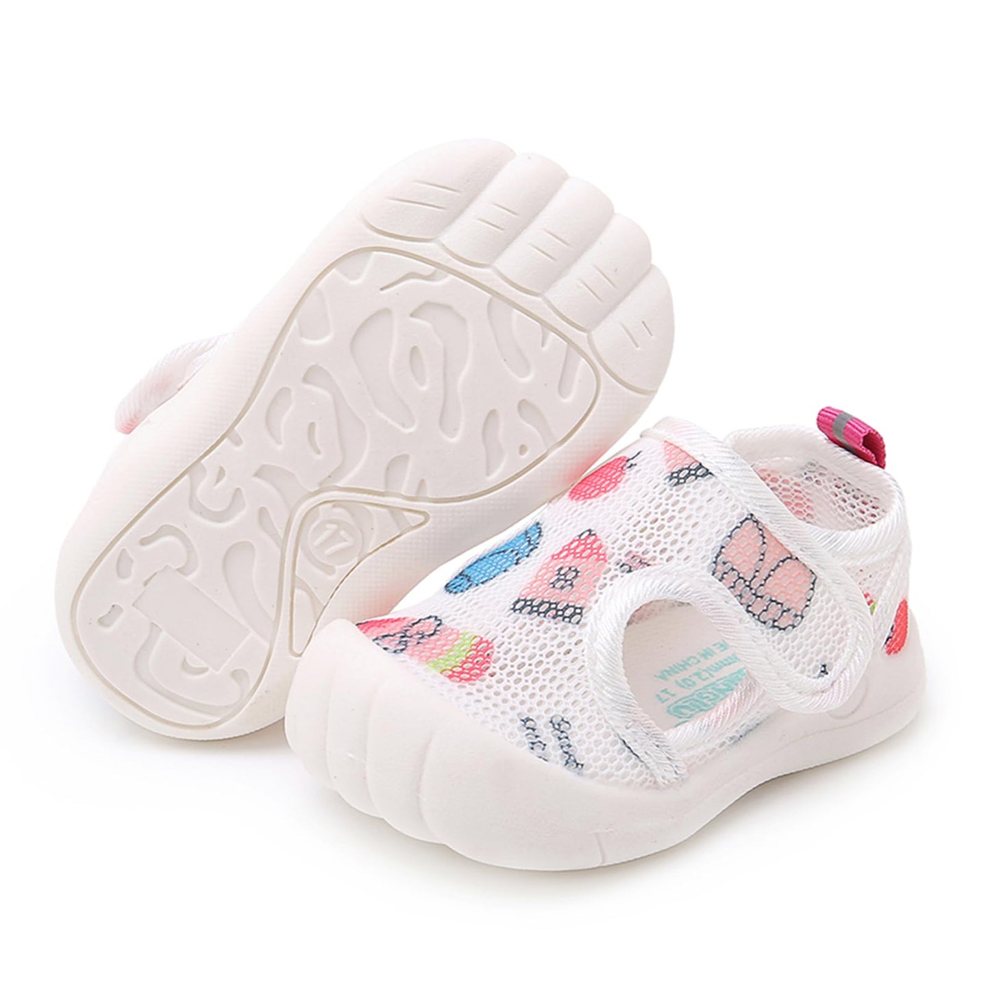 RVROVIC Boys Girls Athletic Sports Sandals Open-Toe Breathable Rubber Sole Beach Water Shoes for Toddler