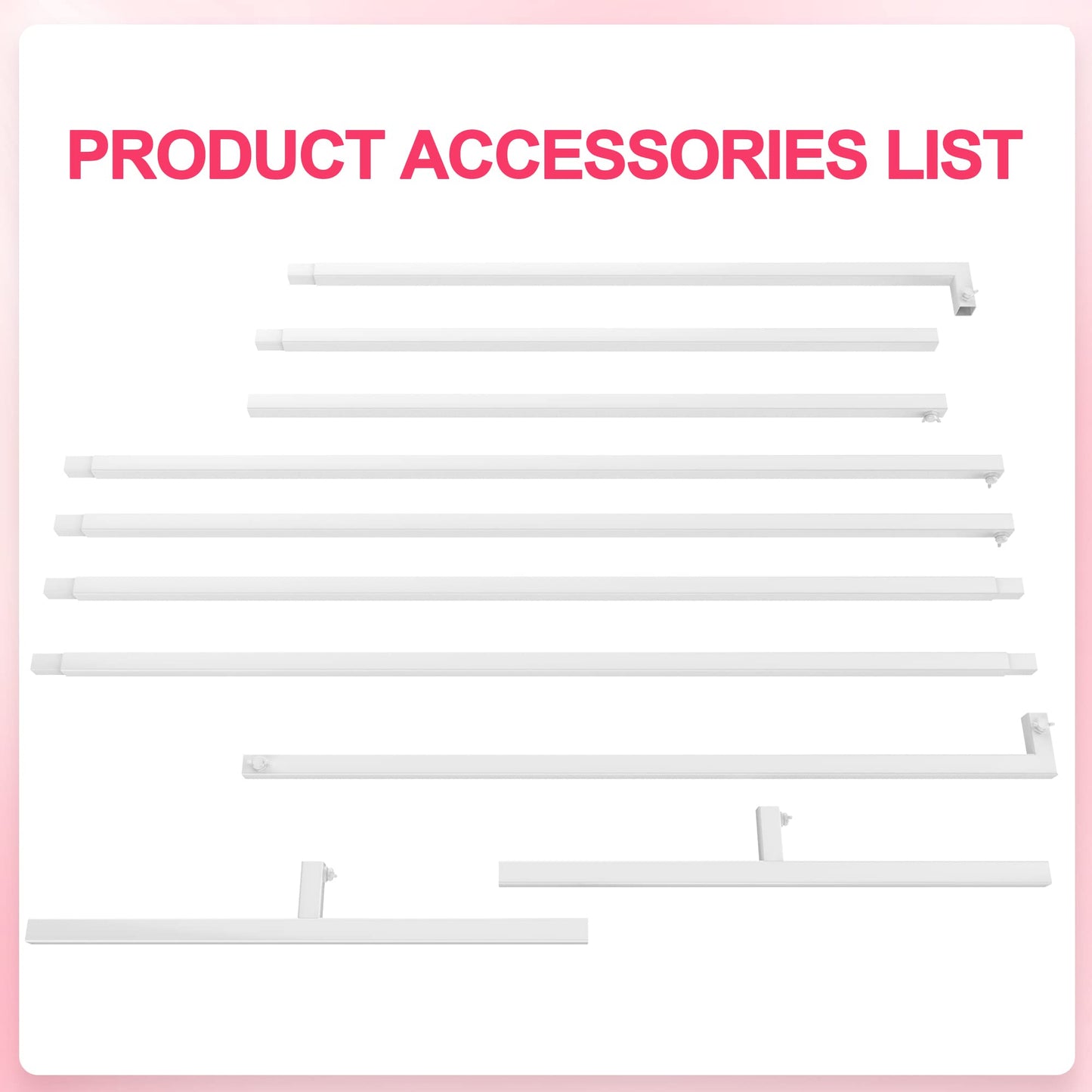 Wokceer Wedding Arch Backdrop Stand Square 6.6FTx6.6FT Gold Metal Balloon Arch Stand Garden Arbor Backdrop Frame for Wedding Birthday Party Baby Shower Photo Booth Background Decoration