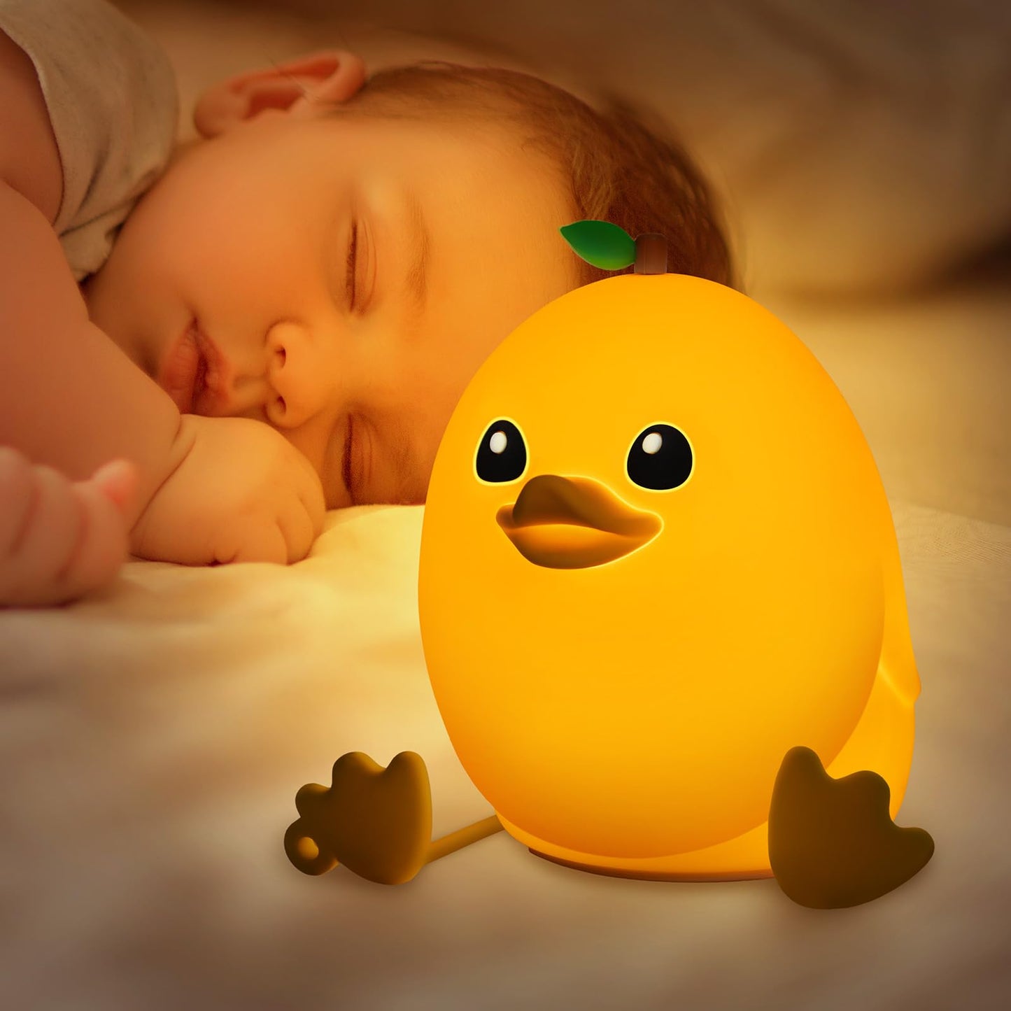 Huggwaii Squishy Axolotl Night Light for Kids – Dimmable Silicone Axolotl Lamp, 2025 Upgraded Baby Night Light, Rechargeable, 20H Battery Life, Sleep Aid Gift for Toddlers, Girls&Room Decor