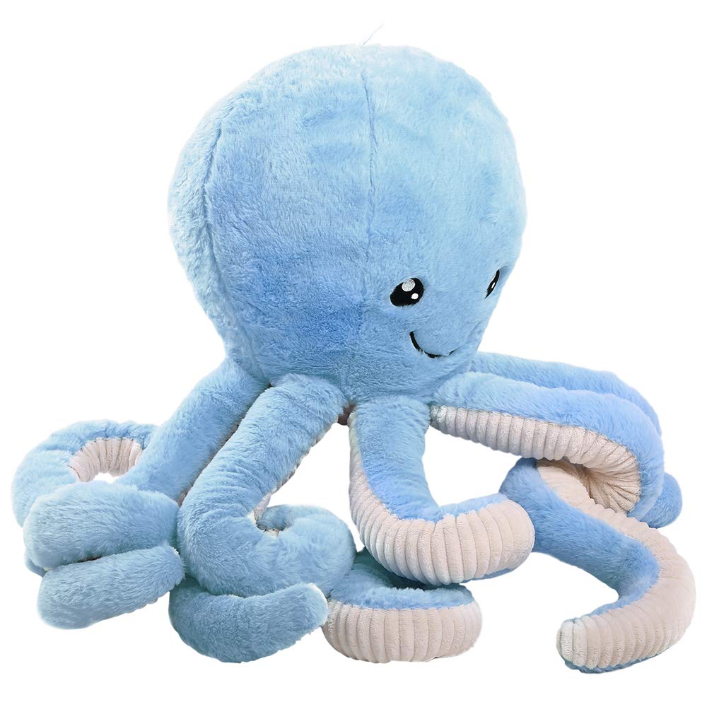 DENTRUN Octopus Stuffed Animals, Giant Octopus Plush Doll Play Toys for Kids Girls Boys Adults Birthday Xmas Halloween Present Stuffed Sea Animals Plushie, 7/16/24/32 Inches, 5 Colors