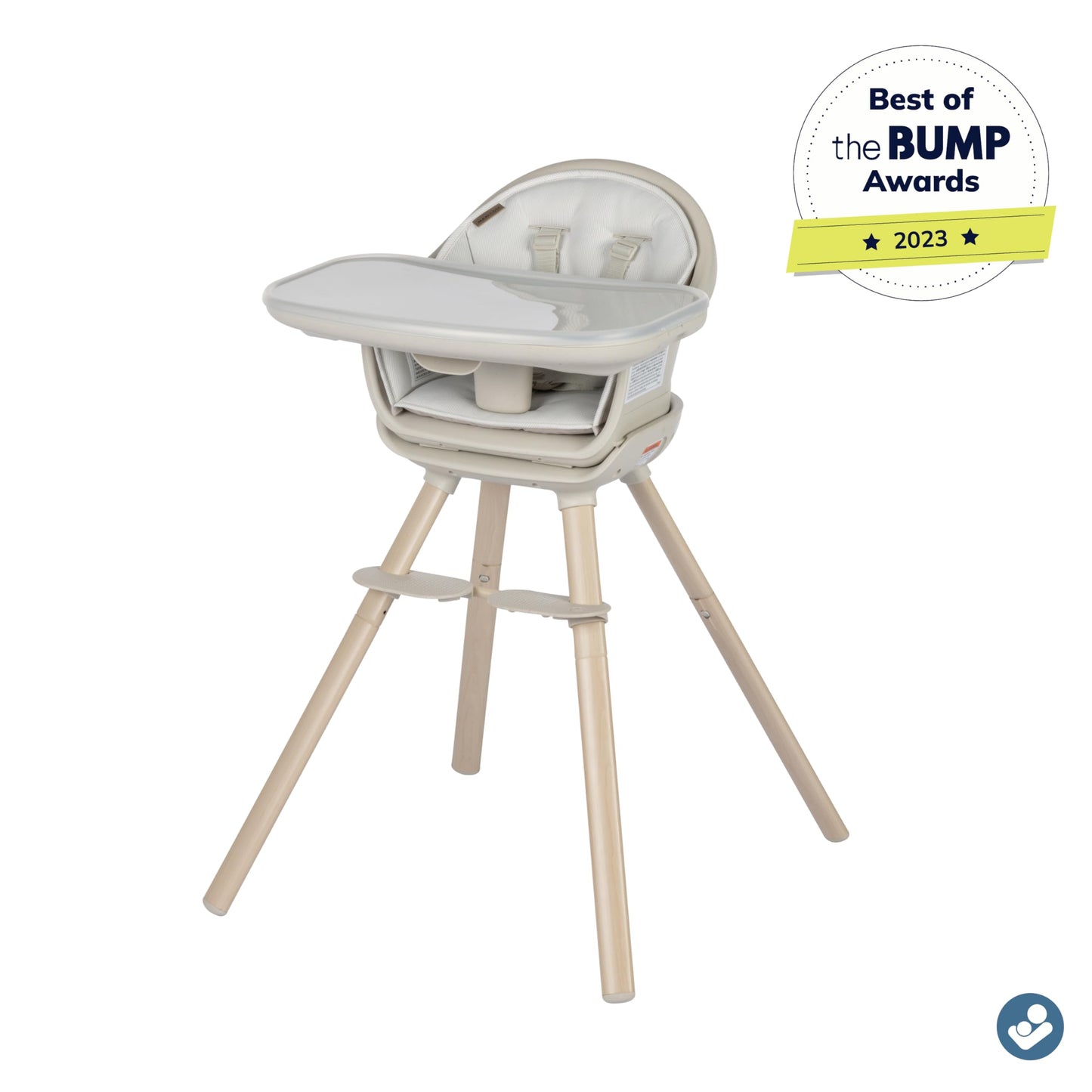 Maxi-Cosi Moa 8-in-1 High Chairs for Babies and Toddlers, Machine Washable Infant High Chair, Compact, Convertible High Chair Lightweight Design, Classic Slate