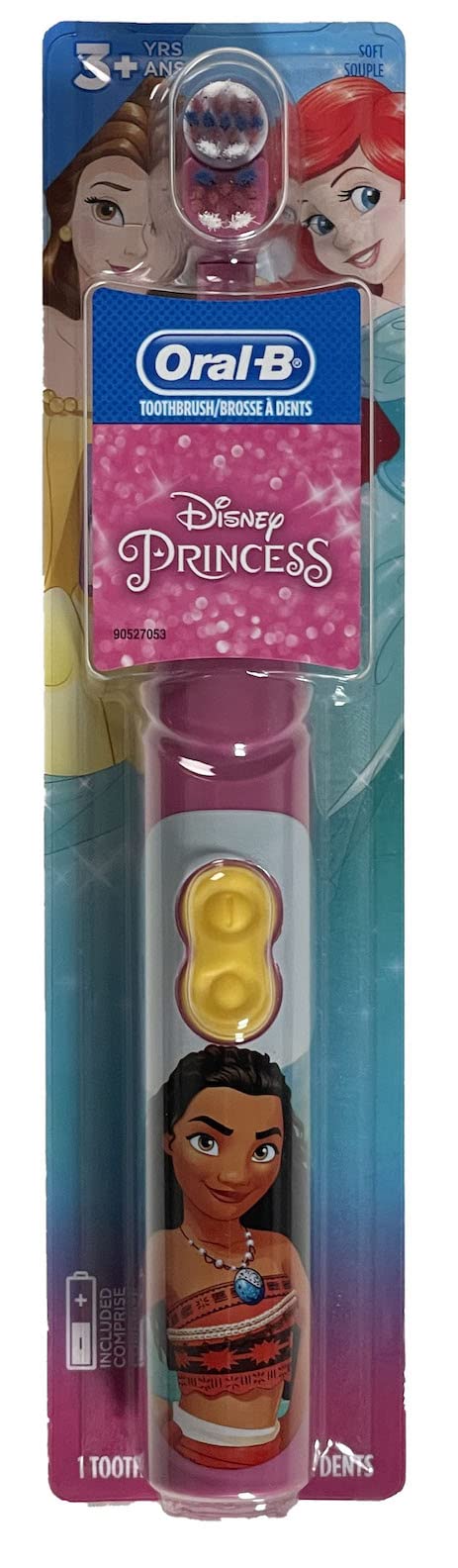 Oral-B Kids Battery Power Electric Toothbrush Featuring Disney's Frozen for Children and Toddlers age 3+, Soft (Characters May Vary)