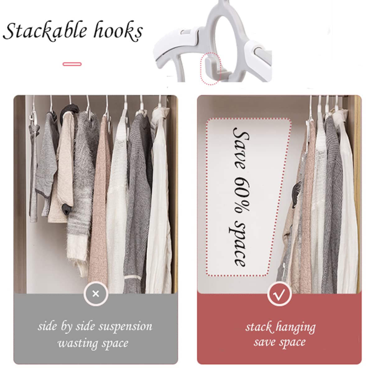 Baby Nursery Closet Hangers, Ultra Thin Non-Slip and Extendable Laundry Infant Pant Hanger for Newborn Clothes - 20pcs11-14" Pink Adjustable Children Coat Hanger for Girl Boy Toddler Kids Child