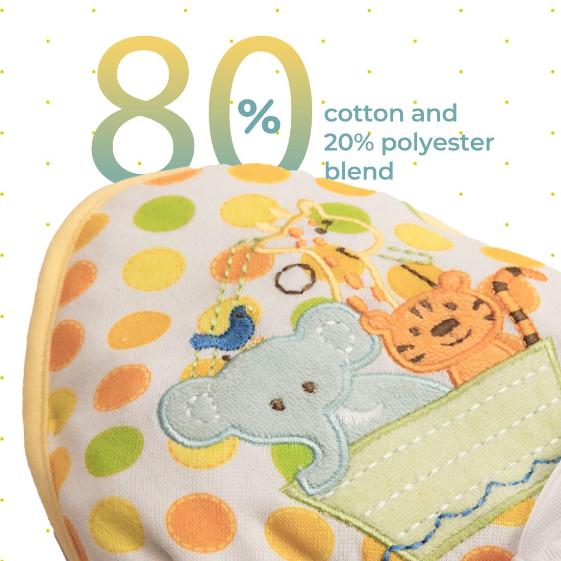 Spasilk Baby Bath Hooded Terry Towel with 3 Washcloths, Baby Bath Essentials, One Size, Blue Whale