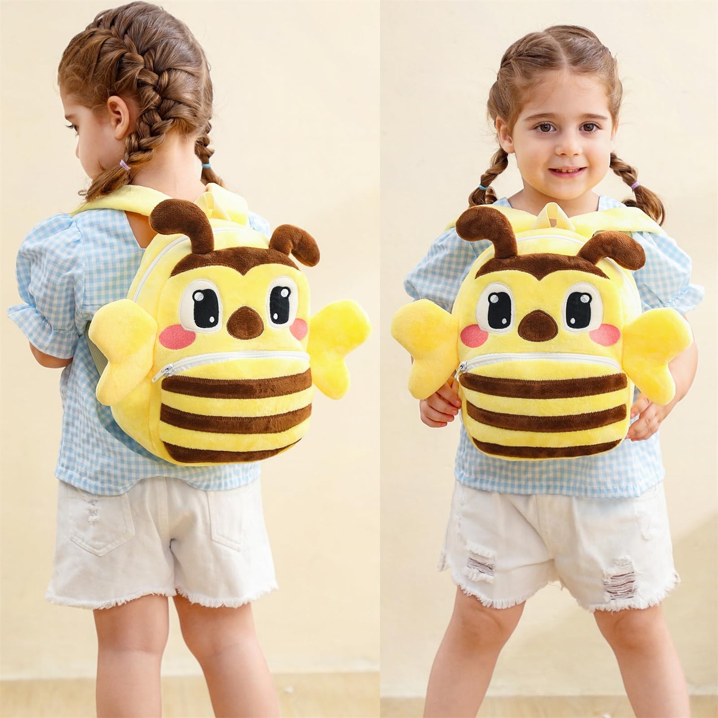 Toddler Backpack for Girls Boys School Small Backpacks Toddler Back Pack Stuffed Animal Backpack Kawaii Kids Mini School Bag Preschool Age 2-4 Unicorn