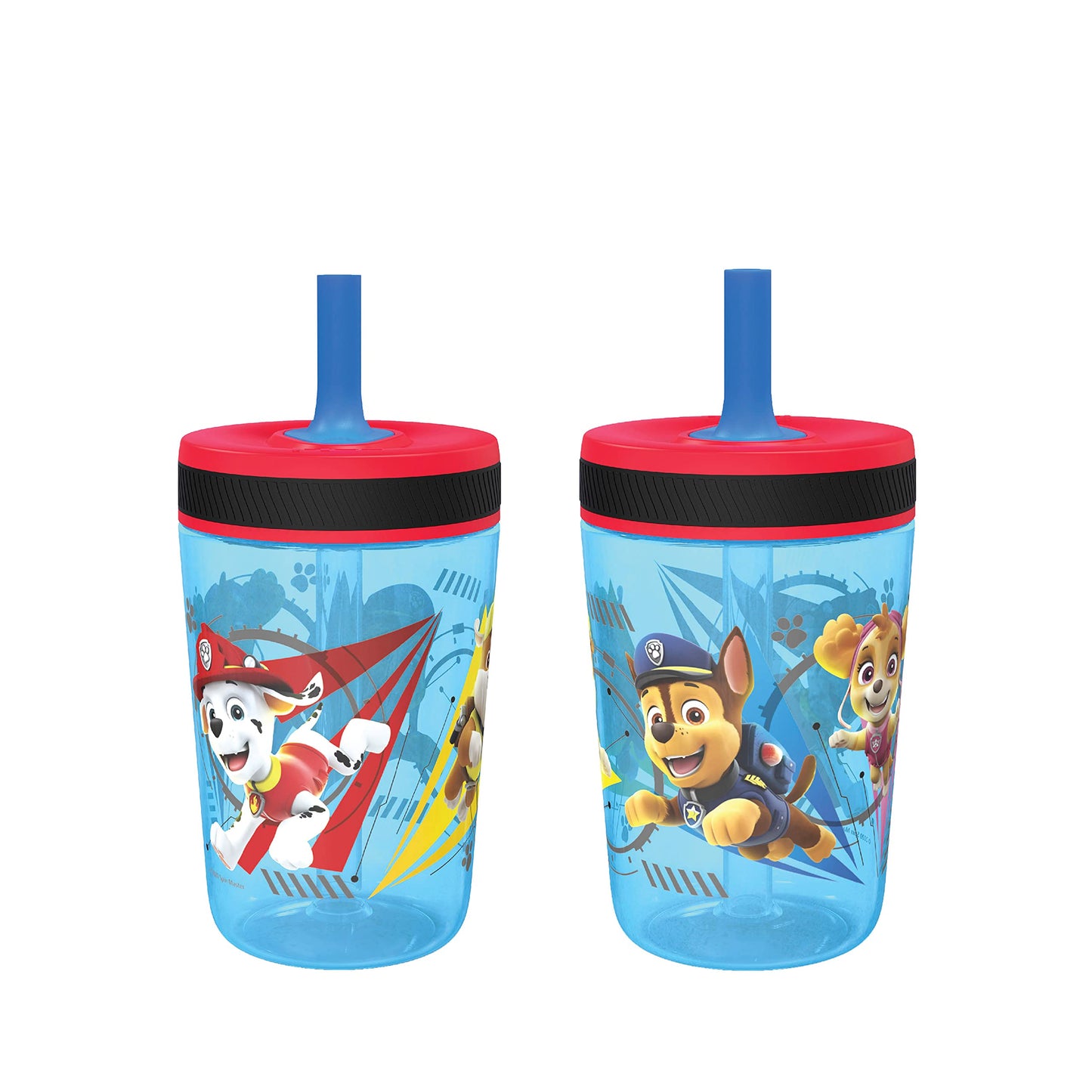 Zak Designs Disney Princess Kelso Toddler Cups For Travel or Home, 15oz 2-Pack Plastic Sippy Cups, Leak-Proof For Kids (Ariel, Aurora, Belle, Cinderella, Jasmine, Mulan, Rapunzel, Tiana)