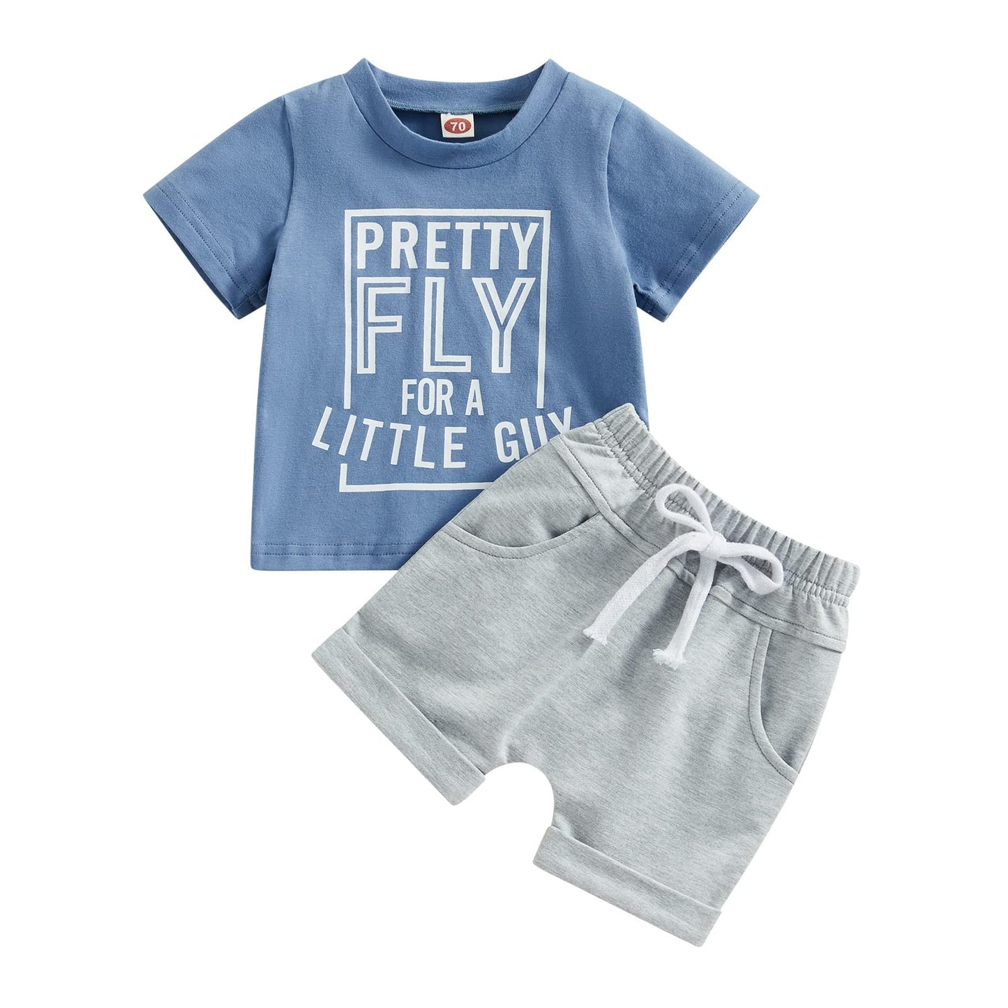 Infant Baby Boy Summer Clothes Outfit Color Block T-shirt Shorts Set Toddler Checkerboard Clothes 6 12 18 24 Months