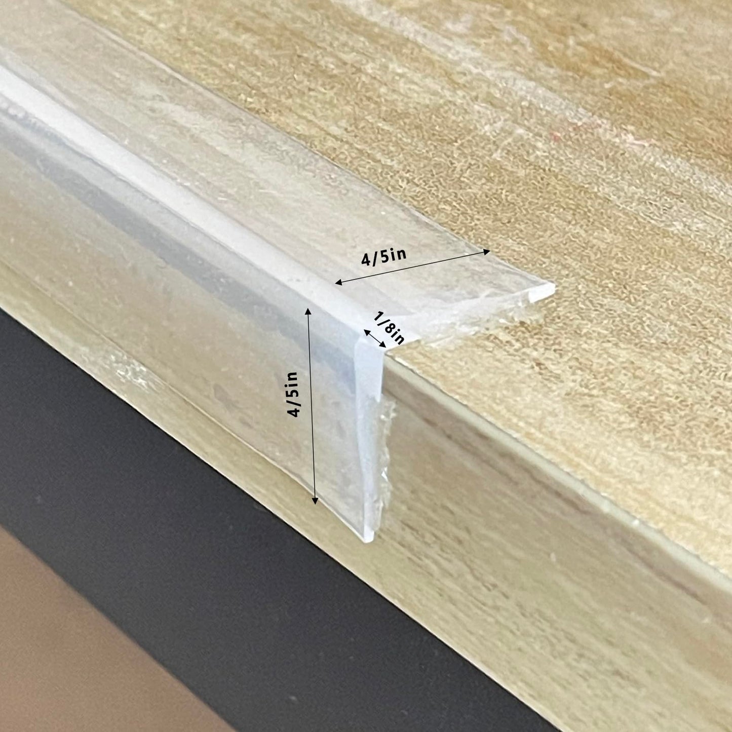 Edge Protector 100% Silicone, Baby Proofing Clear Table Corners Guards, Pre-Taped Adhesive Soft for Kids Proof Safety, Wall Furniture Bumper