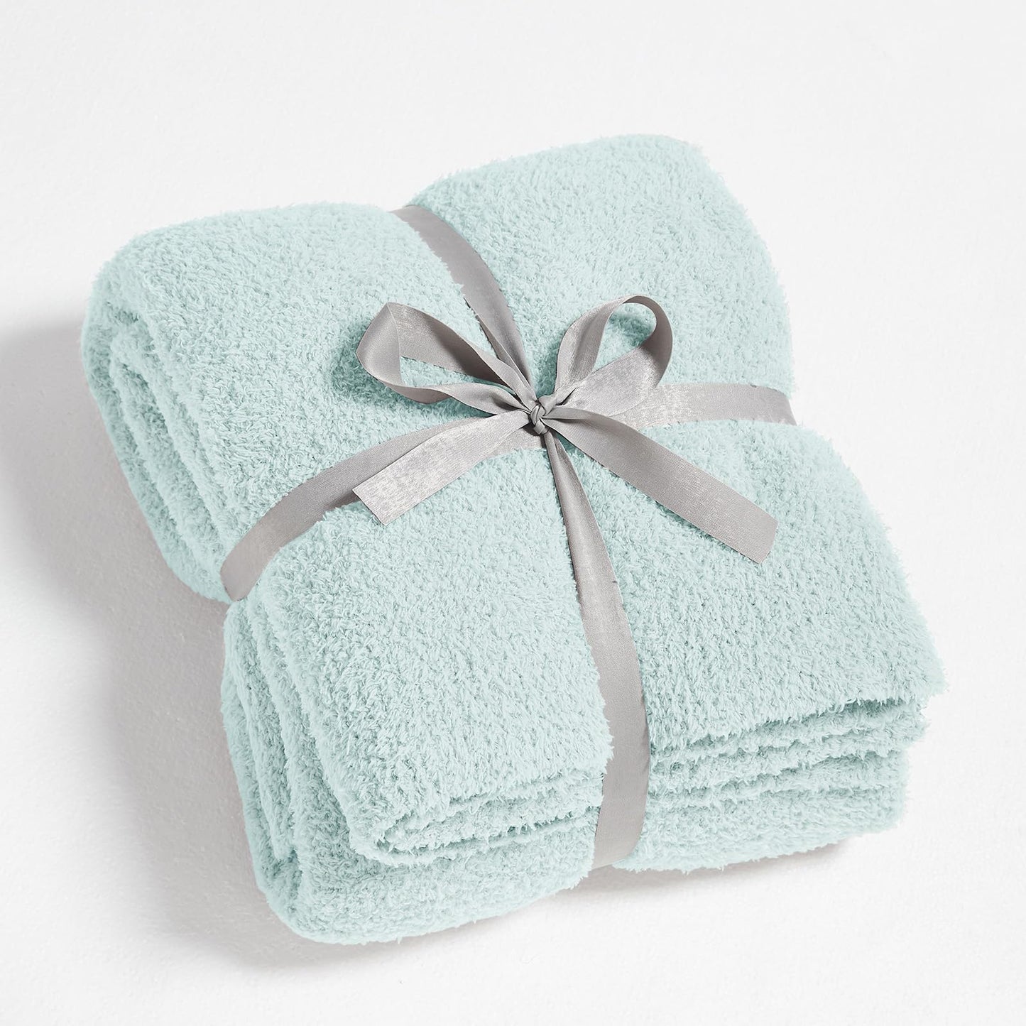 CYMULA Kids Blanket for Boys Girls 30x40 inches, Soft Cozy Fuzzy Swaddle Throw Blanket for Crib Stroller, White