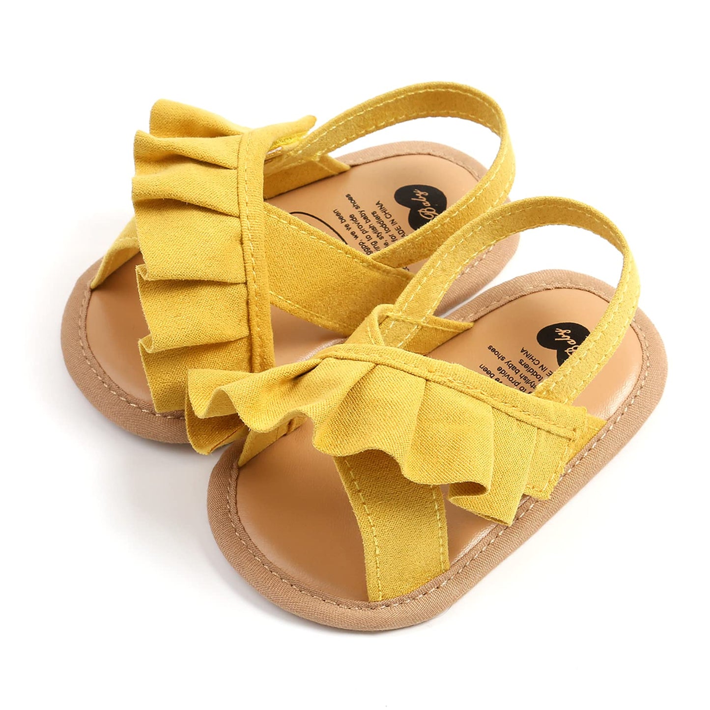 myppgg Baby Boys Girls Summer Sandals Non-Slip Soft Sole Infant Slippers Cotton Crib Shoes for Toddler First Walkers