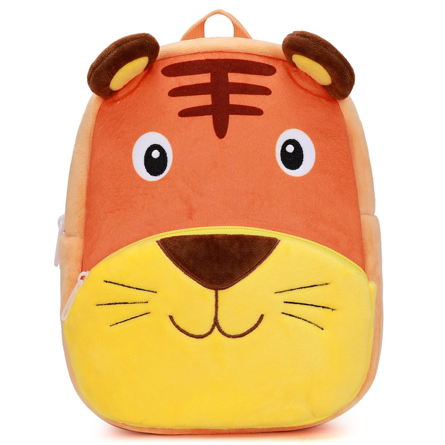 Ladyzone Toddler Backpack Zoo Animals Backpacks Cute Plush Bag Cartoon 10" Preschool Book Bag For 2+ Years Girls Boys