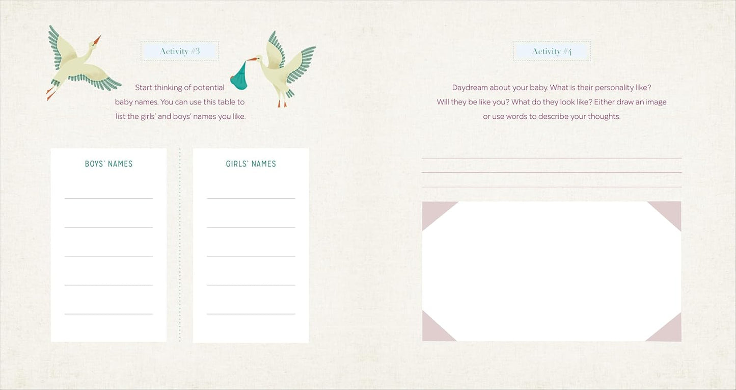 The First-Time Mom's Pregnancy Journal: Monthly Checklists, Activities, & Journal Prompts