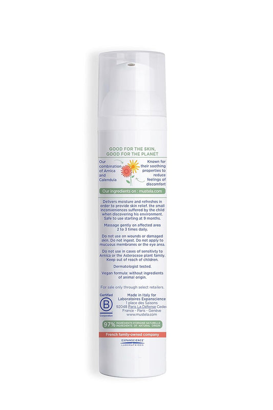 Mustela Baby Arnica Gel with Calendula - Soothing Gel for Boo Boos - Fragrance-Free, Alcohol-Free & Vegan - 3.38 fl. oz, White