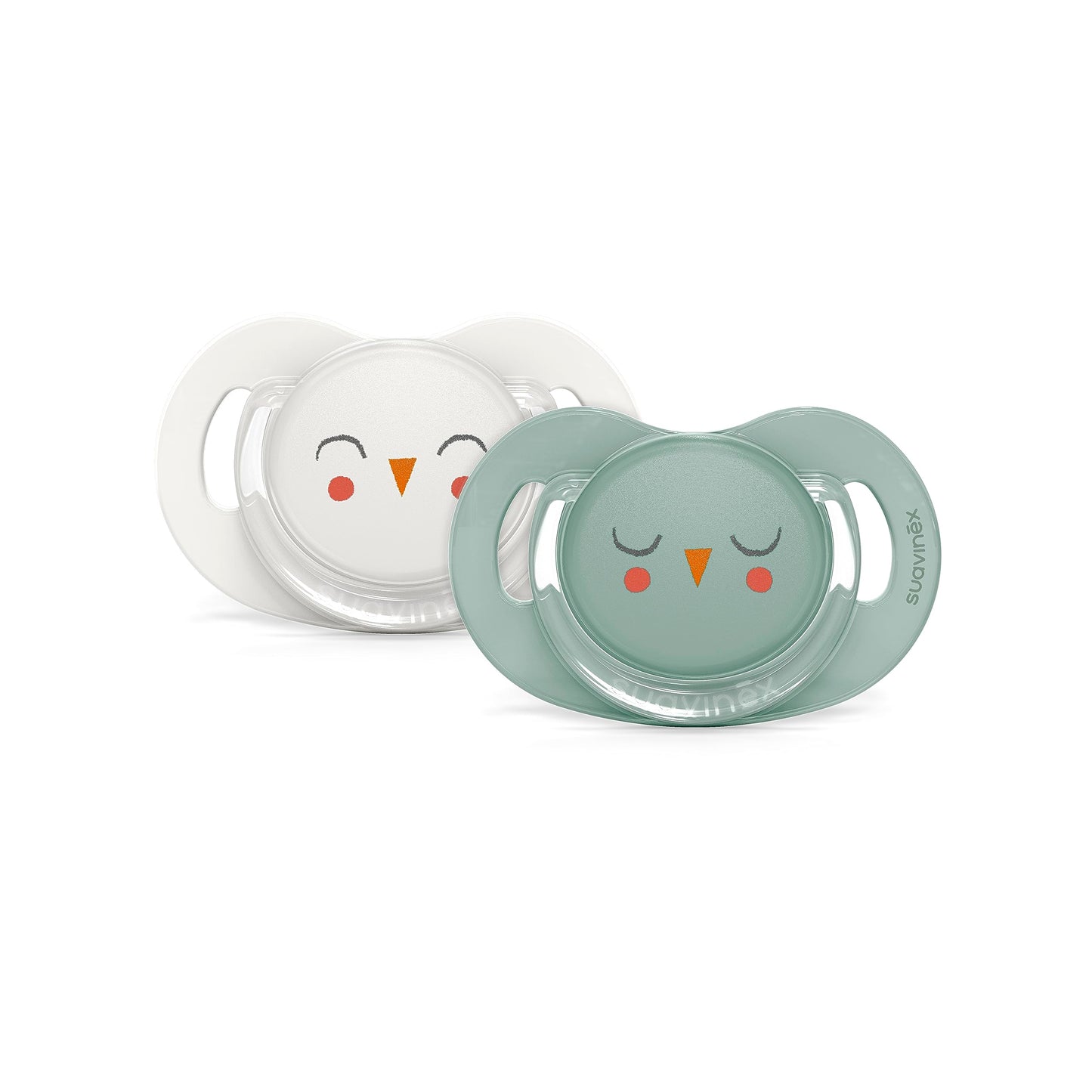 Suavinex Bonhomia SX PRO Physiological Pacifier, Supports Breastfeeding Babies, Pacifiers 18+ Months, 2 Pack Baby Pacifier, Baby Accessories, (Pink/Beige)