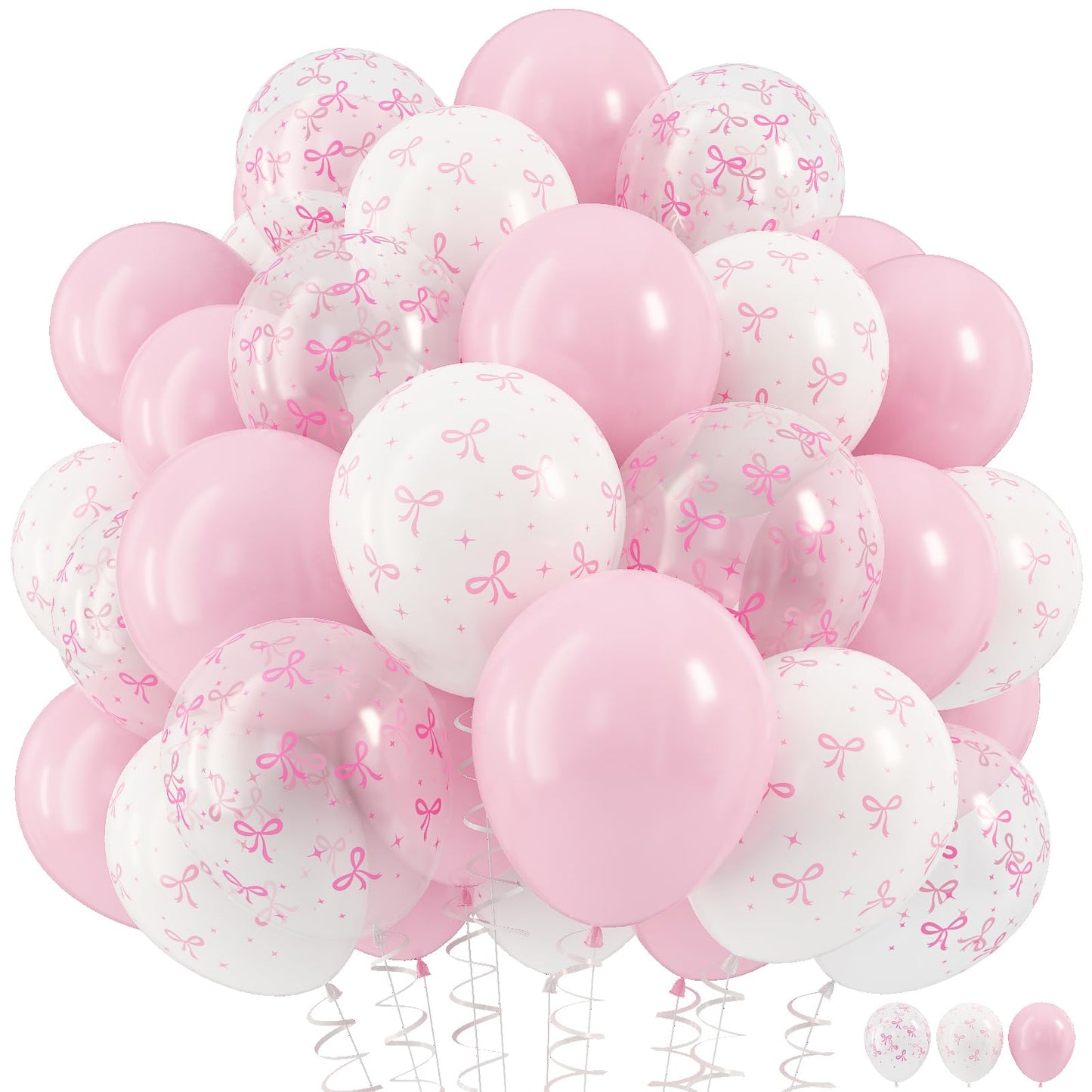 Dusty Blue Balloon Set, 60Pcs 12 Inch Slate Baby Blue White Sand Latex Balloon with Metallic Confetti Champagne Gold Helium Balloons for Birthday Party Baby Bridal Shower Boho Decortaions Supplies