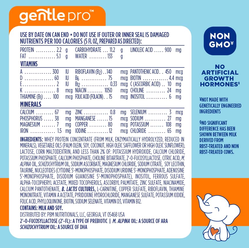 Good Start | Dr. Brown’s Gentle Pro, Baby Formula Powder, For Sensitive Tummies, Easy Digestion and Softer Poops, Infant Formula with Probiotics, DHA, Non-GMO, 20 Ounce