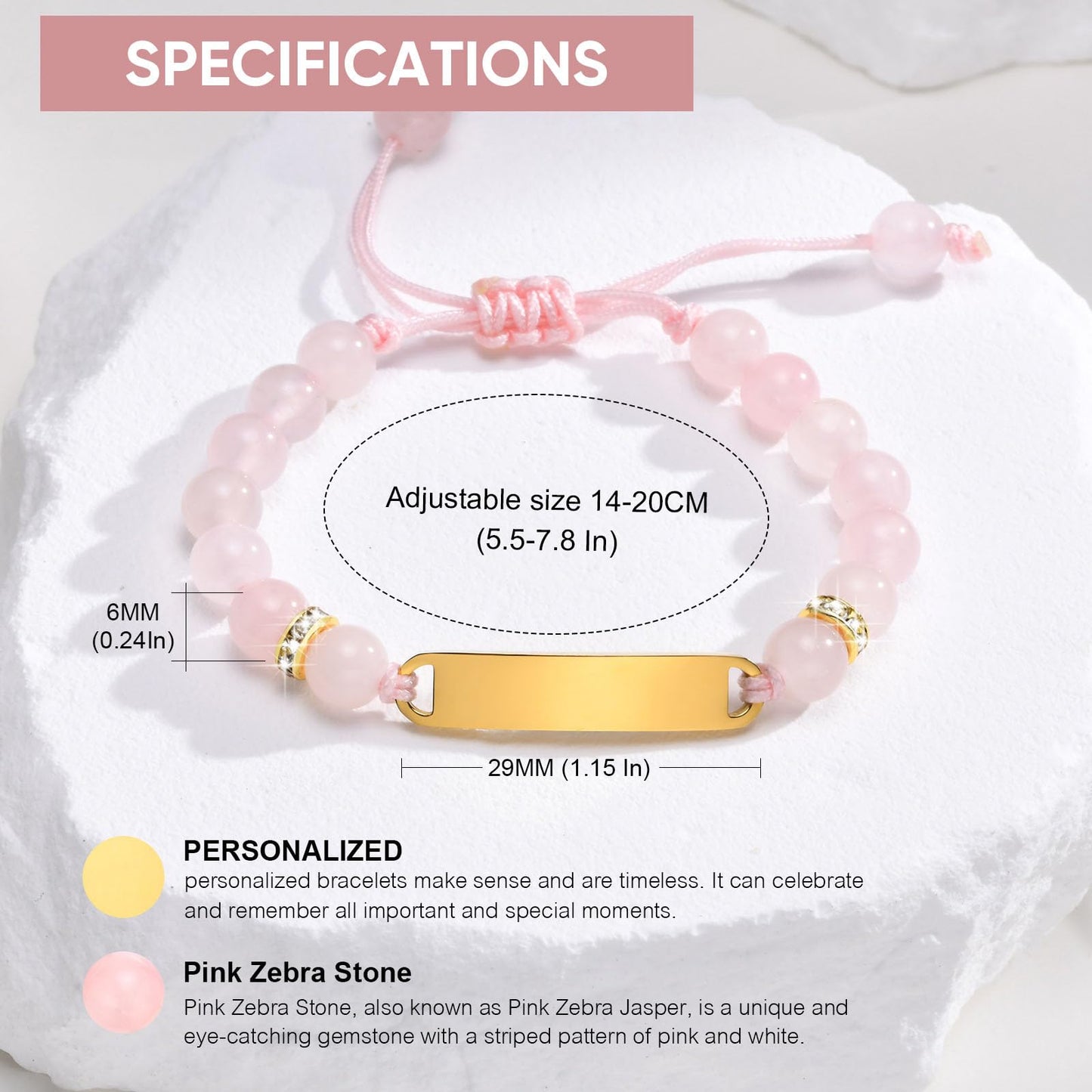 Personalized Baby Bar Bracelet : 18K Gold Plated Custom Name ID Plate Bracelet for Children Toddler from Mom, Engraved Kid Name for Daughter Son, New Born Birthday Gift,Adjustable,Nickel free