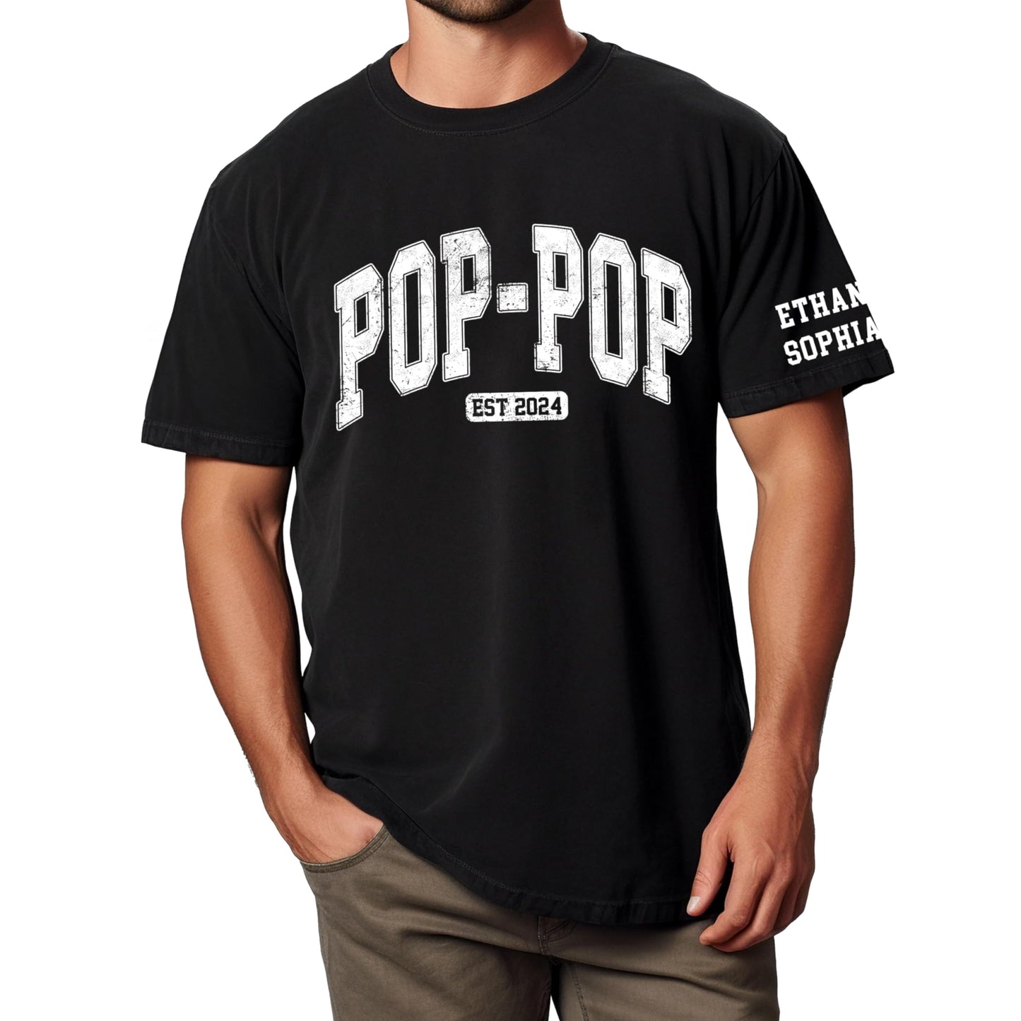 Personalized Custom Grandpa Shirt, Fathers Day Shirt Gifts for Grandpa, Gifts for Dad