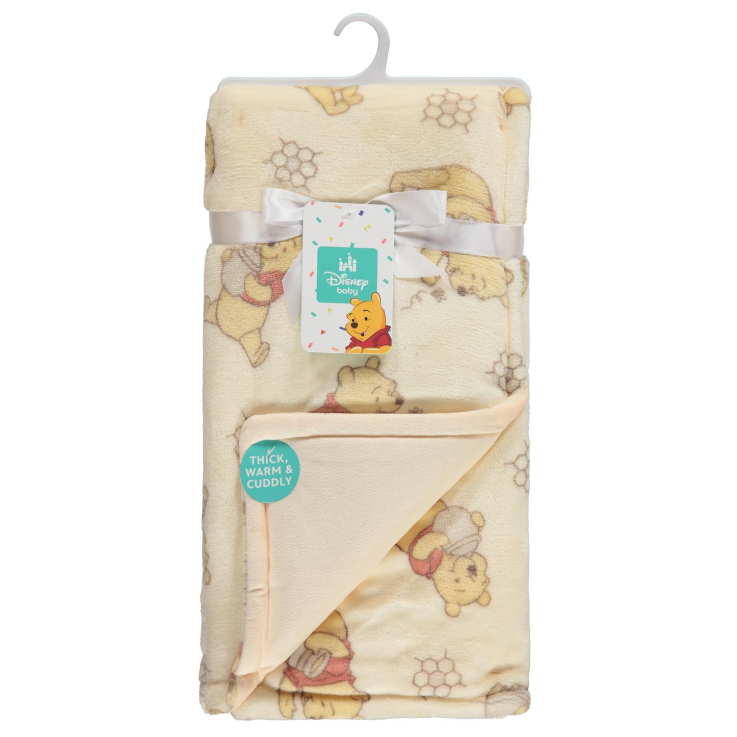 Disney Mickey Mouse, Minnie Mouse, Winnie The Pooh, Lilo and Stitch 2-Ply Infant Blanket - Soft Fleece with Polyfill - Cozy and Warm Baby Blanket for Baby Boys and Girls, 30x40 Inches