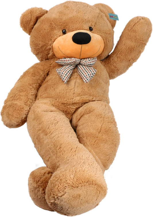 Joyfay 63" Giant Teddy Bear Light Brown Huge 5.25 feet Stuffed Teddy Bear Soft Toy Valentine's Big Gift