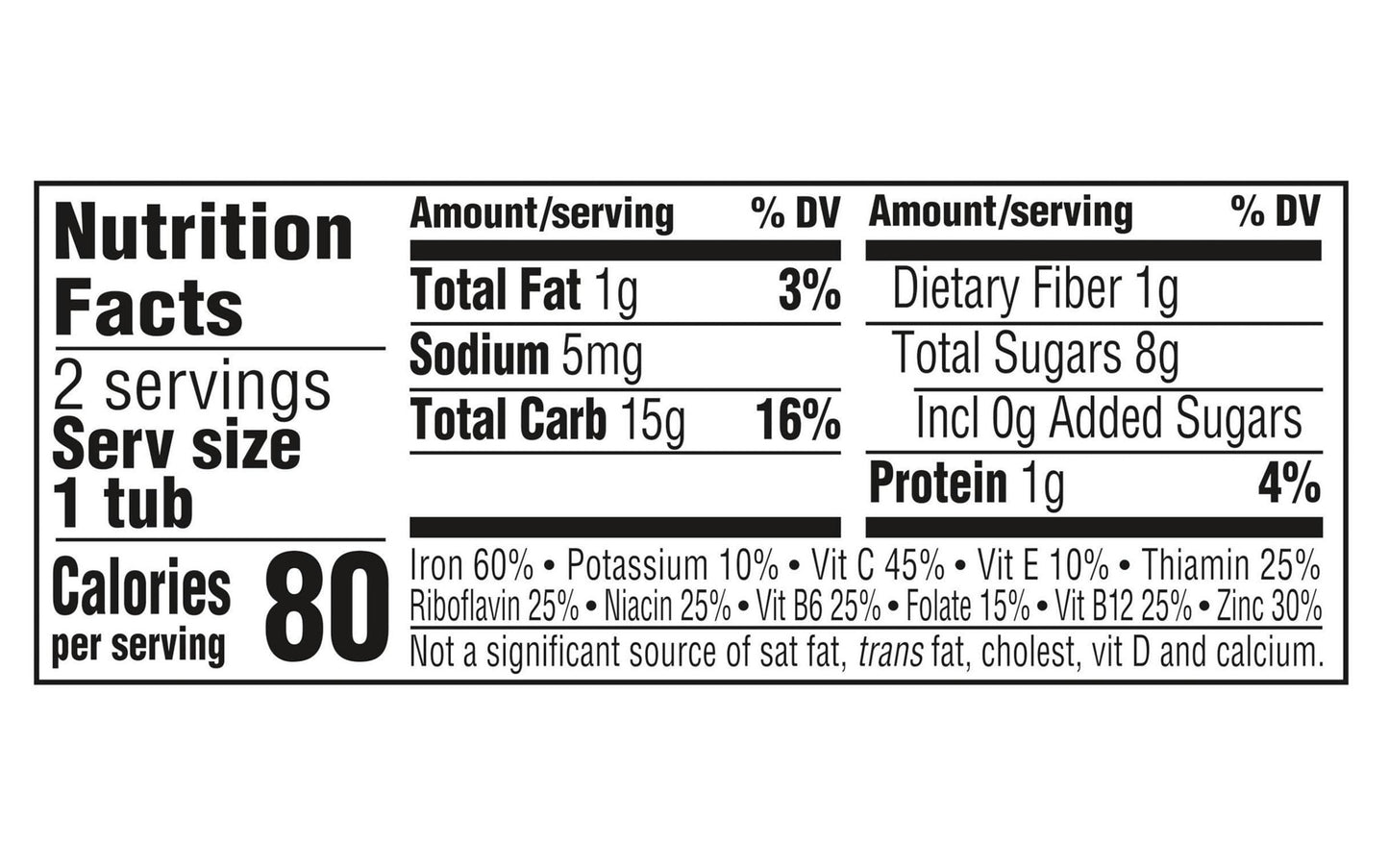 Gerber 2nd Foods Tubs Breakfast Cereal Variety Pack, 3 Pear Cinnamon Oatmeal, 3 Apple Banana Oatmeal, 3 Apple Banana Mixed, 3 Apple Mango Rice, 3 Apple Strawberry Blueberry, 15 CT