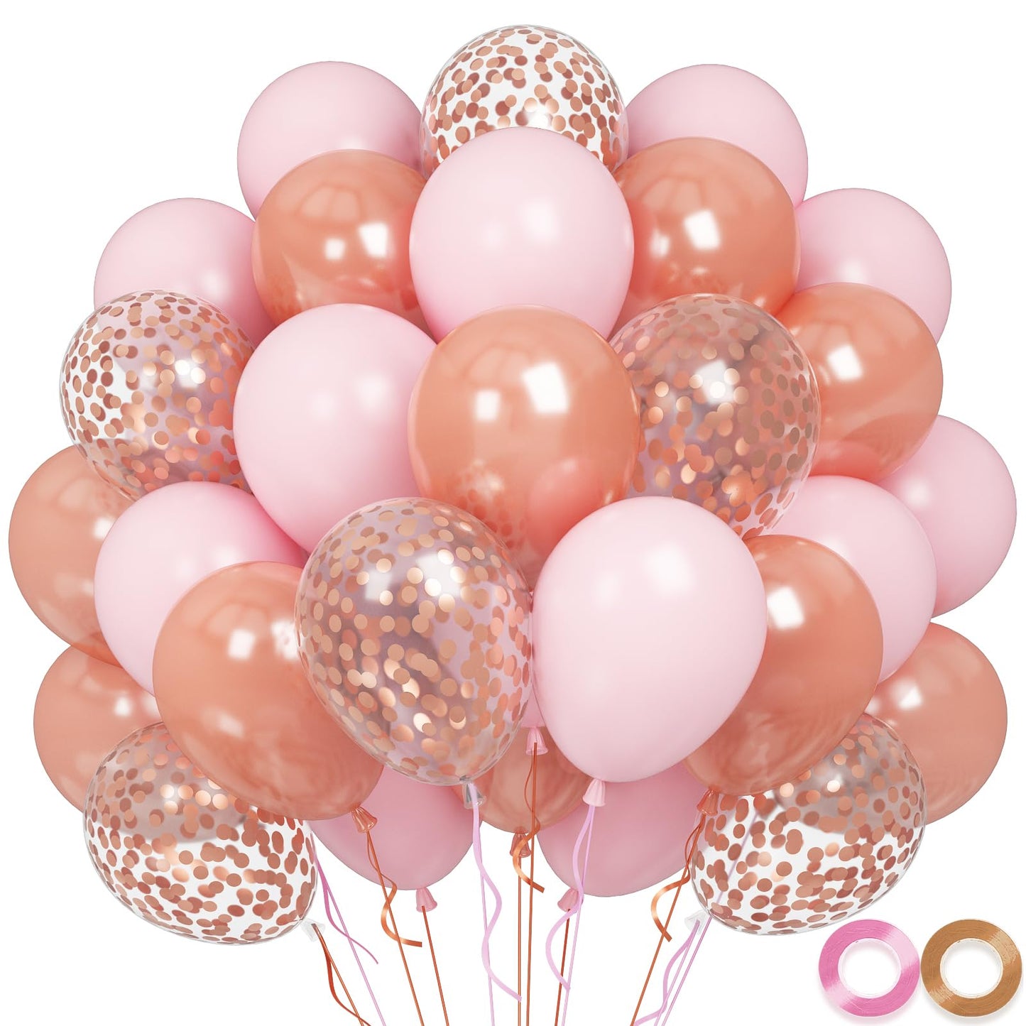 Beige Balloons, 60 PCS 12 Inch Cream Nude Sand White Clear Latex Birthday Balloons for Birthday Baby Shower Wedding Party Decorations