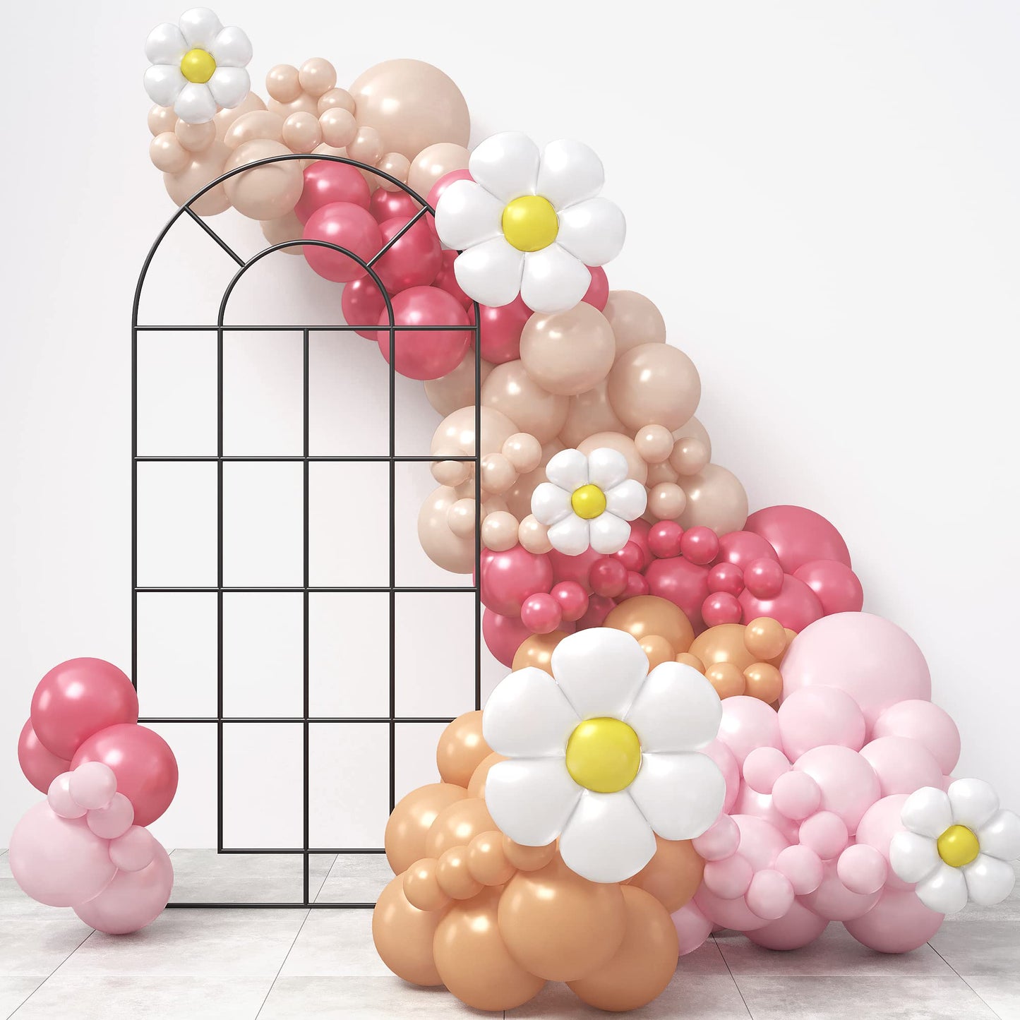 HOUSE OF PARTY 140PCS Pastel Rainbow Balloon Arch Garland Kit - Balloon Arch Kit-Birthday Balloons, Globos para Decoracion de Fiestas | Ideal for valentines day Baby Shower Party Decorations