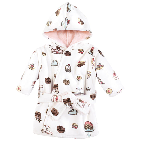 Hudson Baby Unisex Baby Mink with Faux Fur Lining Pool and Beach Robe Cover-ups