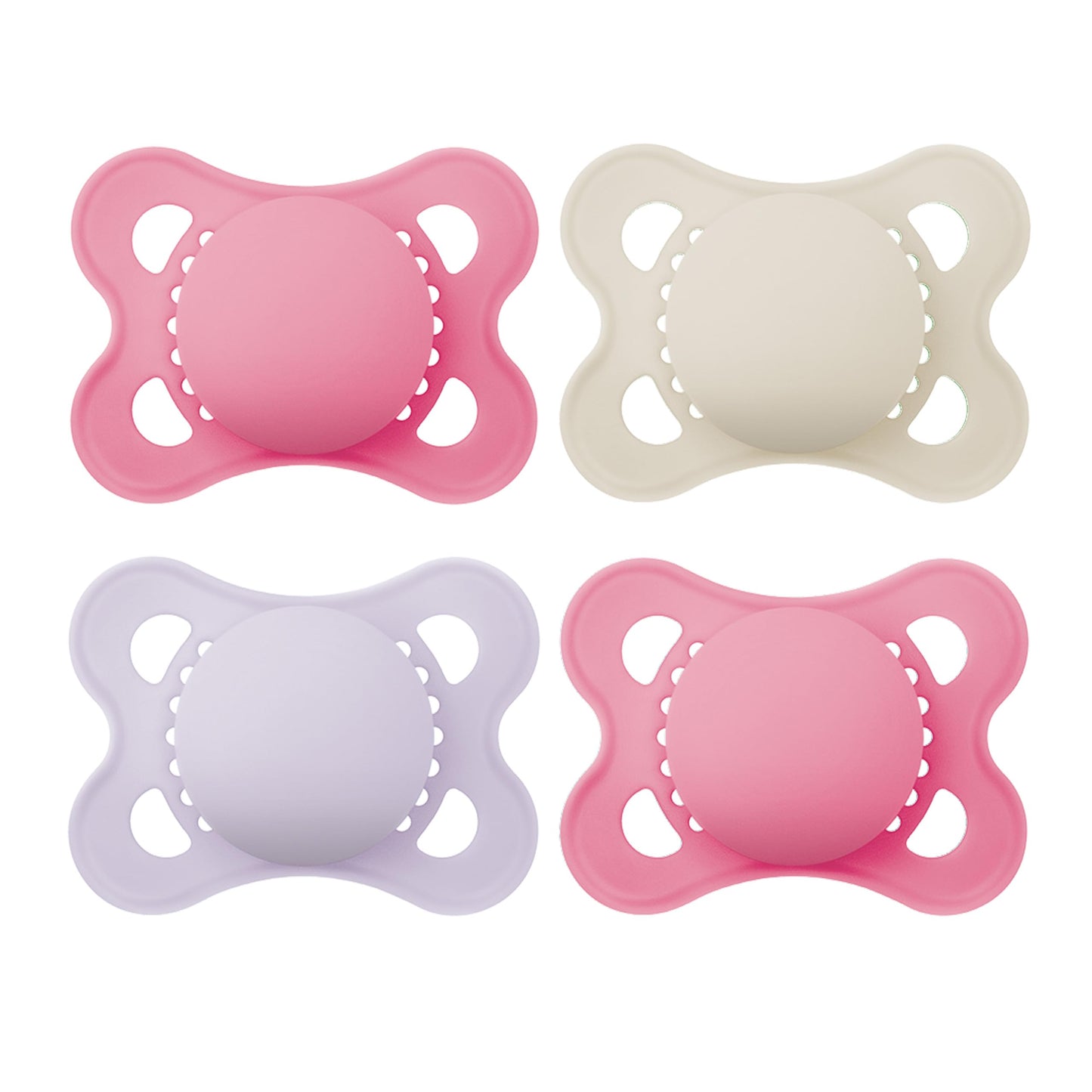 MAM Original Matte Baby Pacifiers, Binky for Boys 0-6 Months, BPA-Free Silicone Nipple, Easy to Clean, Best for Newborn Babies, Developed with Medical Experts, 2 Count Binkies with Sterilizer Case