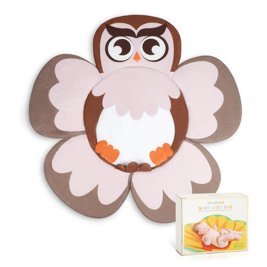 Baby Bath Flower for Sink, Non-Slip Flower Bathtub for Infants 0-6 Months, Soft Baby Sink Bath Cushion for Babies Bath Time, Newborns Bath Essentials Must Haves-Butterfly