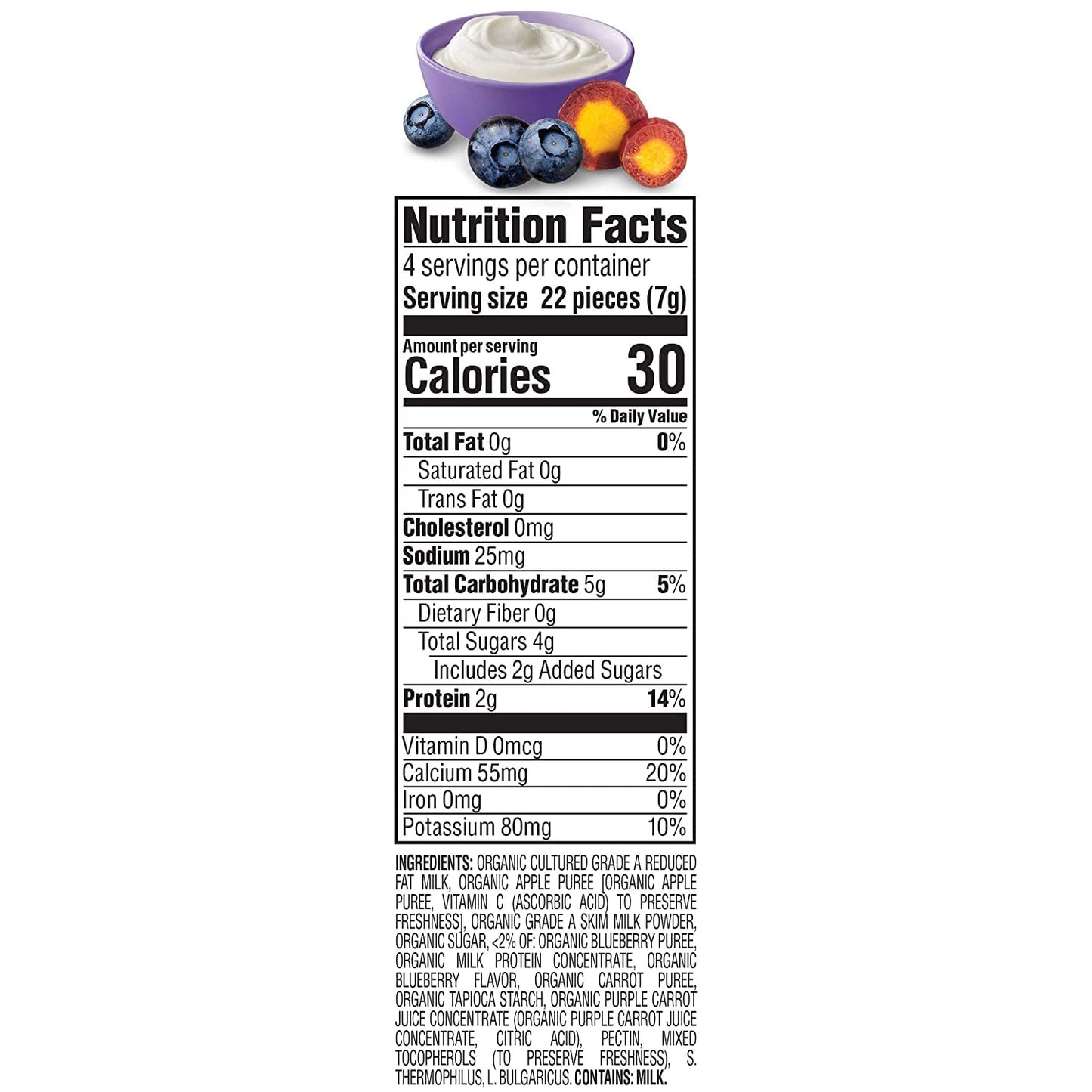 Happy Baby Organics Greek Yogis Freeze-Dried Greek Yogurt and Fruit Snacks, Strawberry Banana, 1 Ounce (Pack of 1) packaging may vary