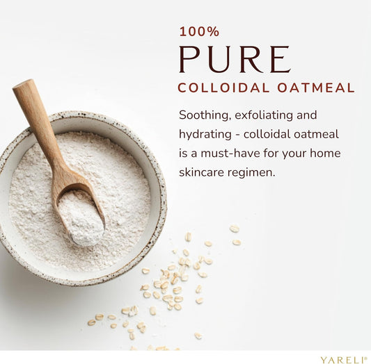Colloidal Oatmeal, 2lb (32oz), Bath Powder for Relief of Dry Itchy Skin Due to Eczema and Psoriasis, for Adults, Baby and Kids