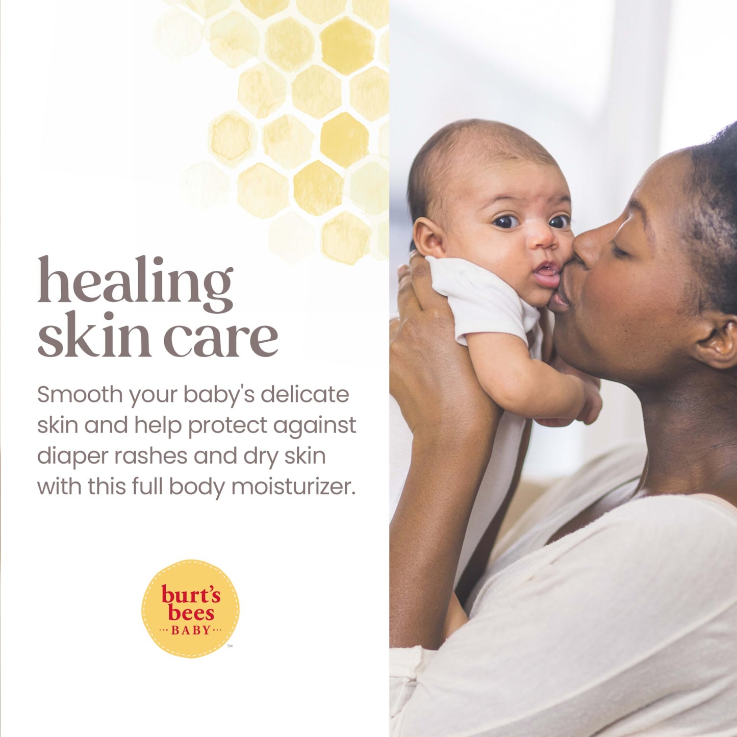 Burt's Bees Baby 100% Natural Origin Multipurpose Healing Ointment, Face & Body Baby Ointment – 7.5 Ounce Tub