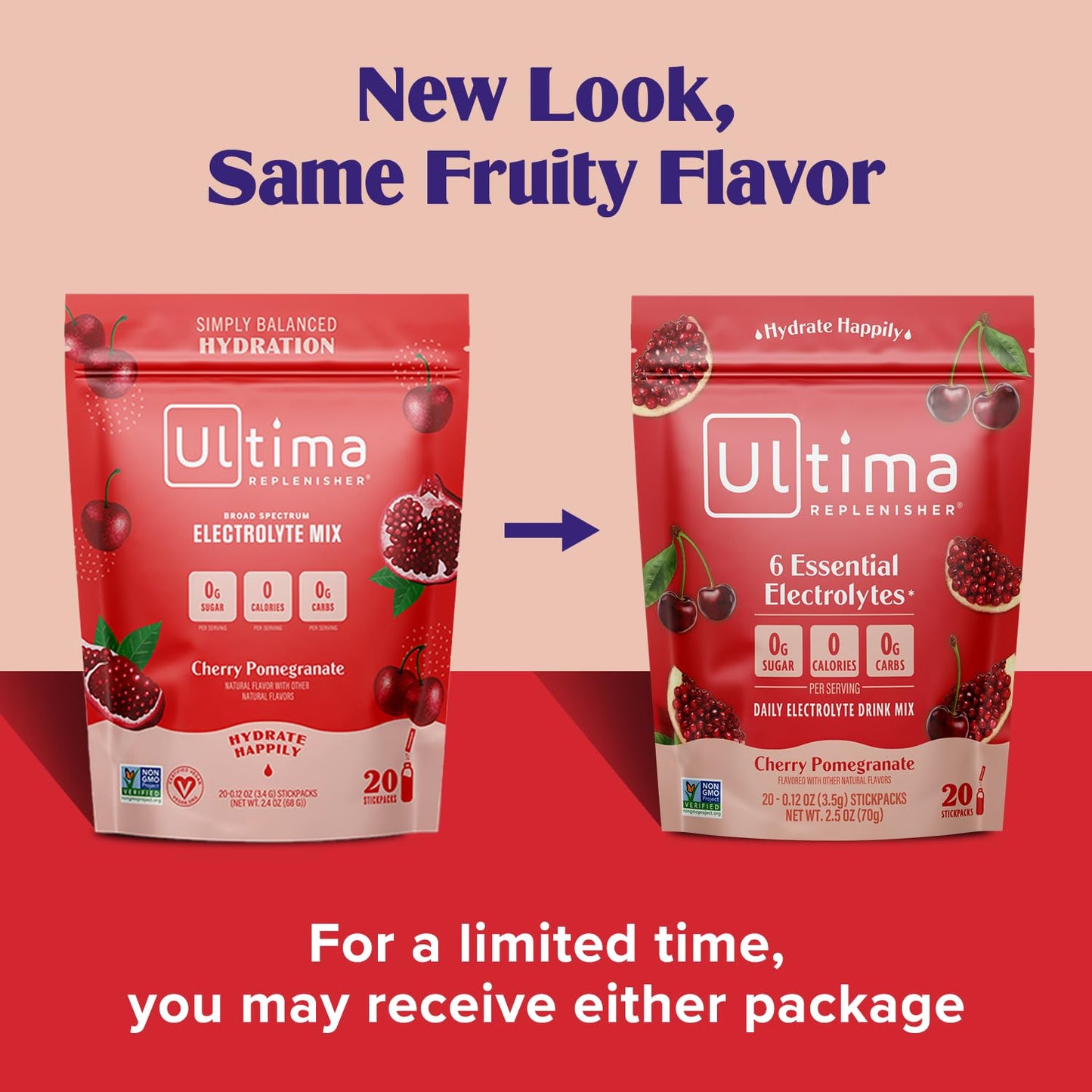 Ultima Replenisher Daily Electrolyte Powder Drink Mix – Tropical Variety, 20 Stickpacks – Hydration Packets with 6 Electrolytes and Minerals – Keto Friendly, Non-GMO and Sugar-Free