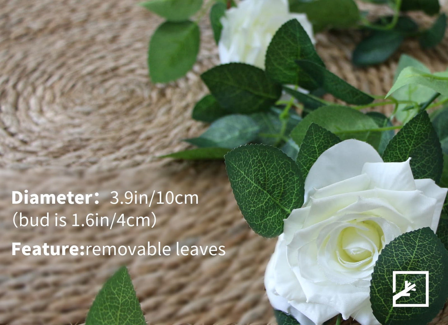 ZIFTY 5Pcs 32.5FT Pink Flower Garland Fake Rose Vines for Tea Party Mother's Day Decorations Faux Artificial Floral Garland Hanging Rose Ivy for Baby Shower Wedding Arch Ceremony Outdoor Wall Decor