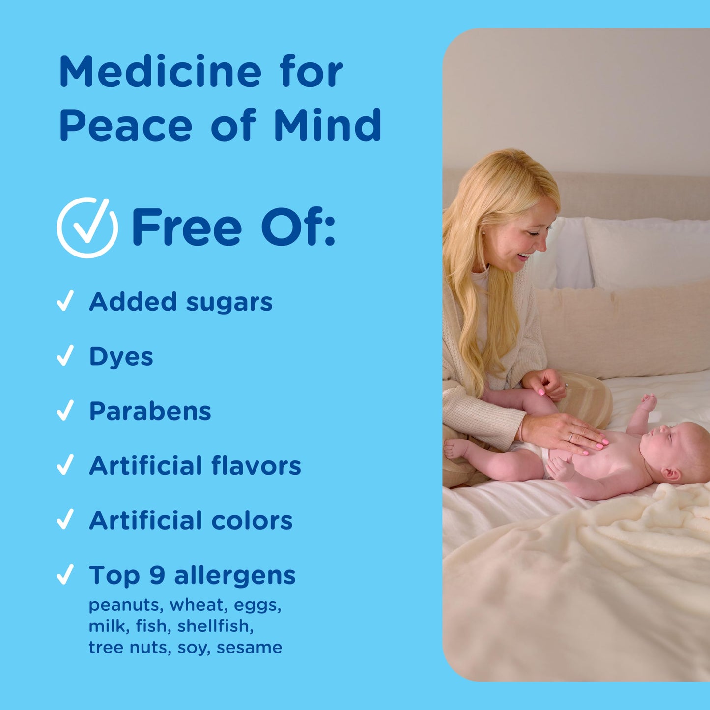 Mommy's Bliss Gas Relief Drops Bottle, Simethicone Drops for Infants, Relieves Stomach Discomfort, Safe & Gentle, Ginger Flavor, 1 Fl Oz (Pack of 1)
