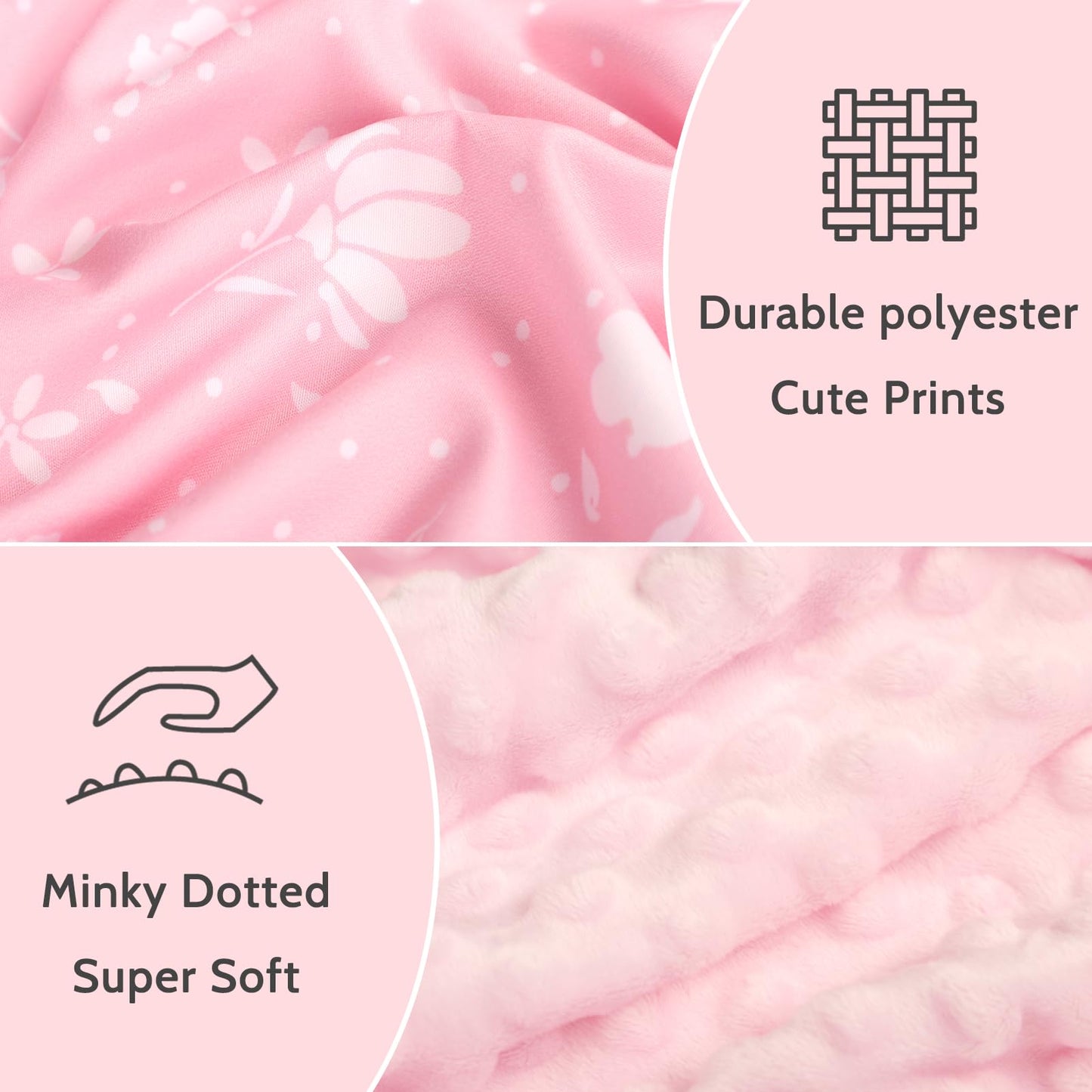 ManFaiSky Car Seat Cover Baby, Soft Carseat Covers Baby Girl, Multi-Use Nursing Cover & Infant Carseat Canopy, Pink