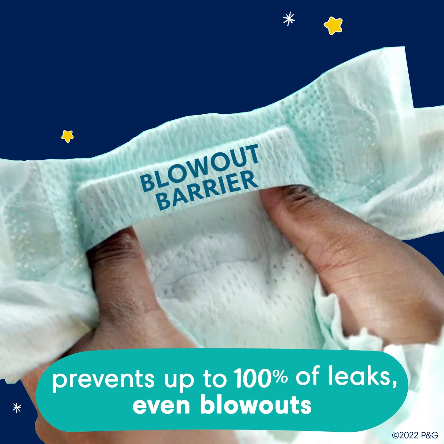 Pampers Overnight Diapers - Swaddlers Overnights - Size 4, 58 Count, Disposable Baby Diaper, Night Time Leak and Skin Protection